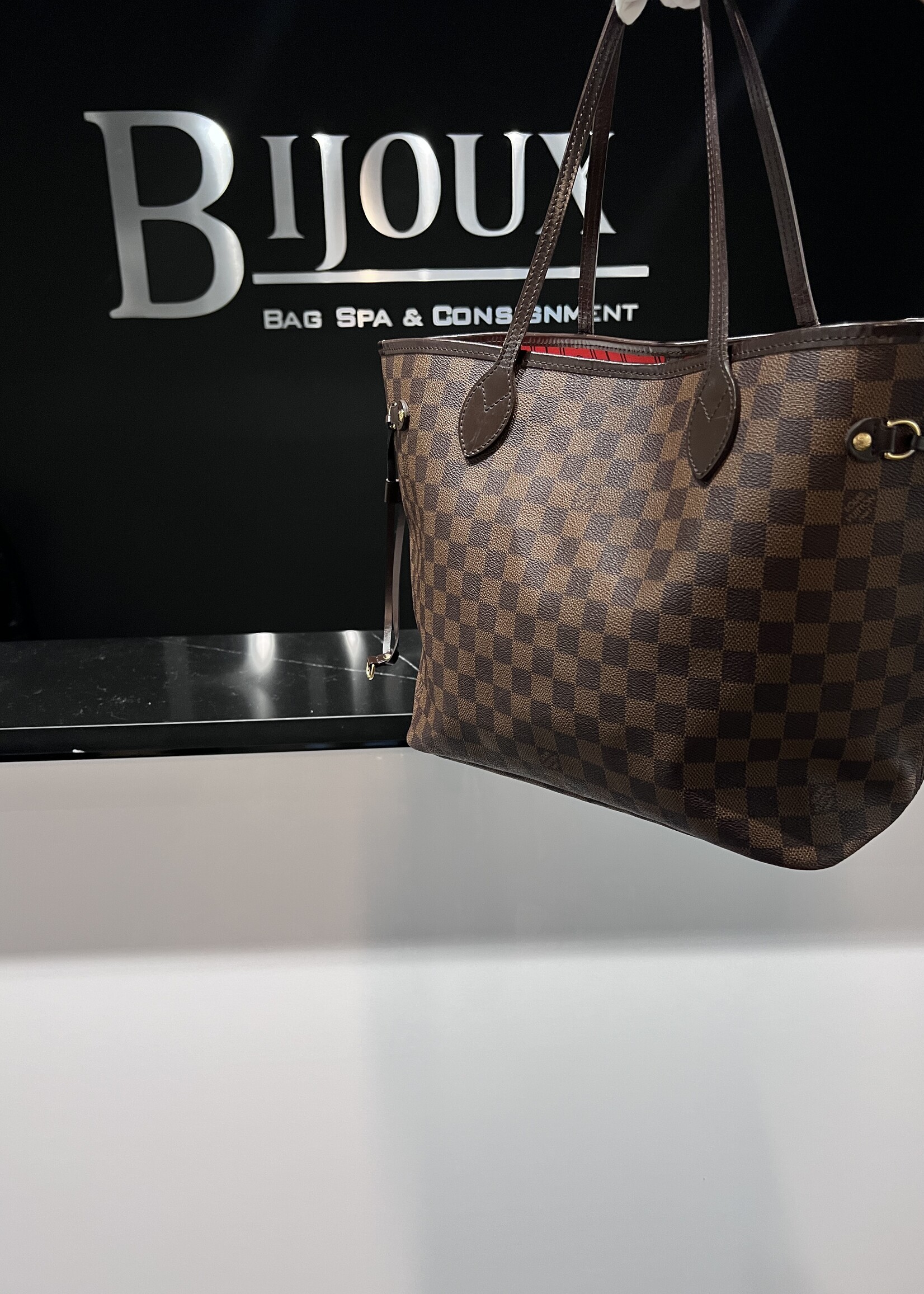 Louis Vuitton SOLD- Louis Vuitton Damier Ebene Neverfull MM