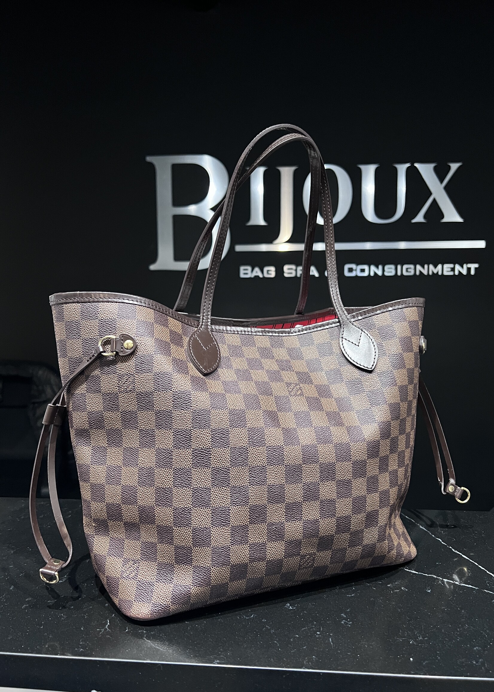 Louis Vuitton SOLD- Louis Vuitton Damier Ebene Neverfull MM