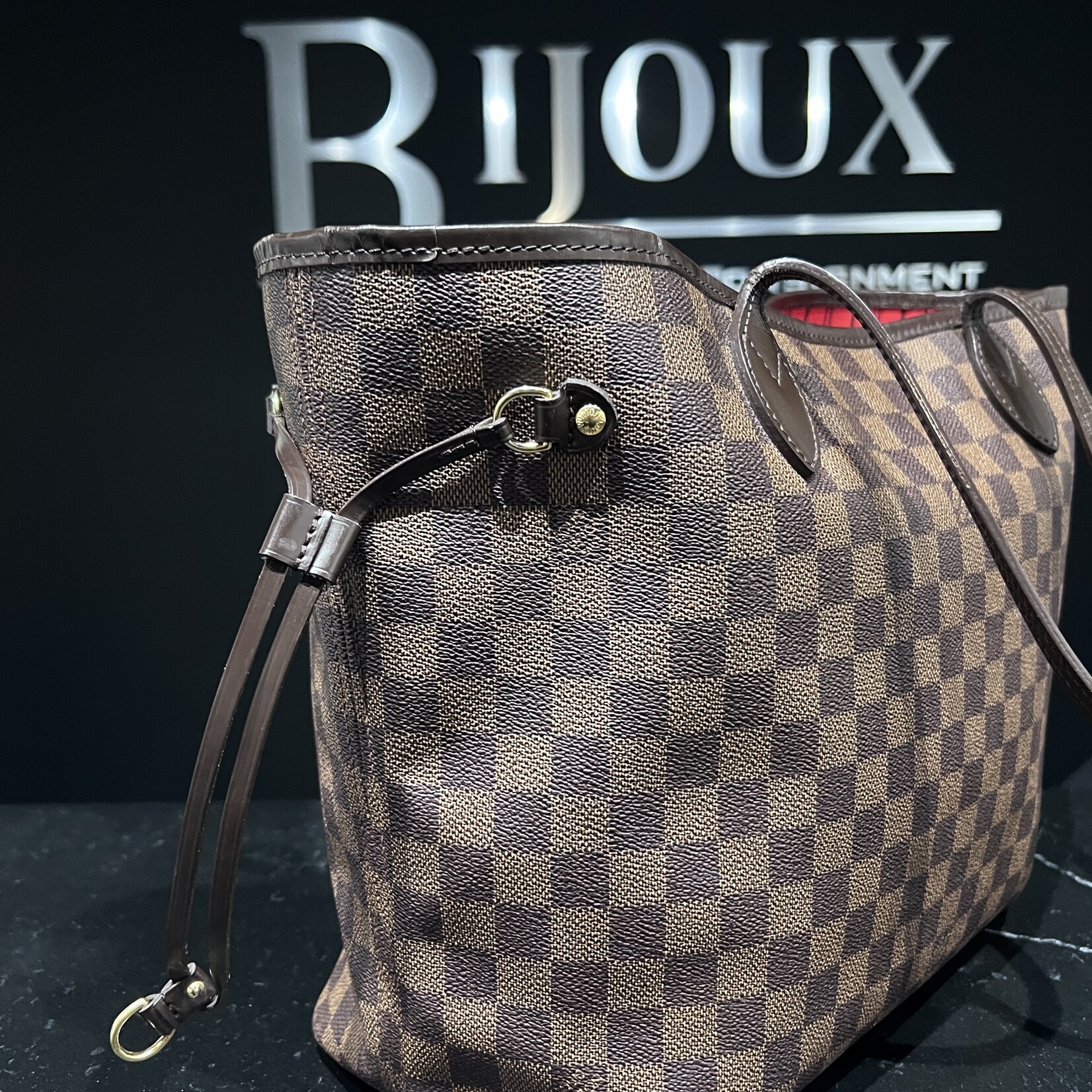 Louis Vuitton SOLD- Louis Vuitton Damier Ebene Neverfull MM