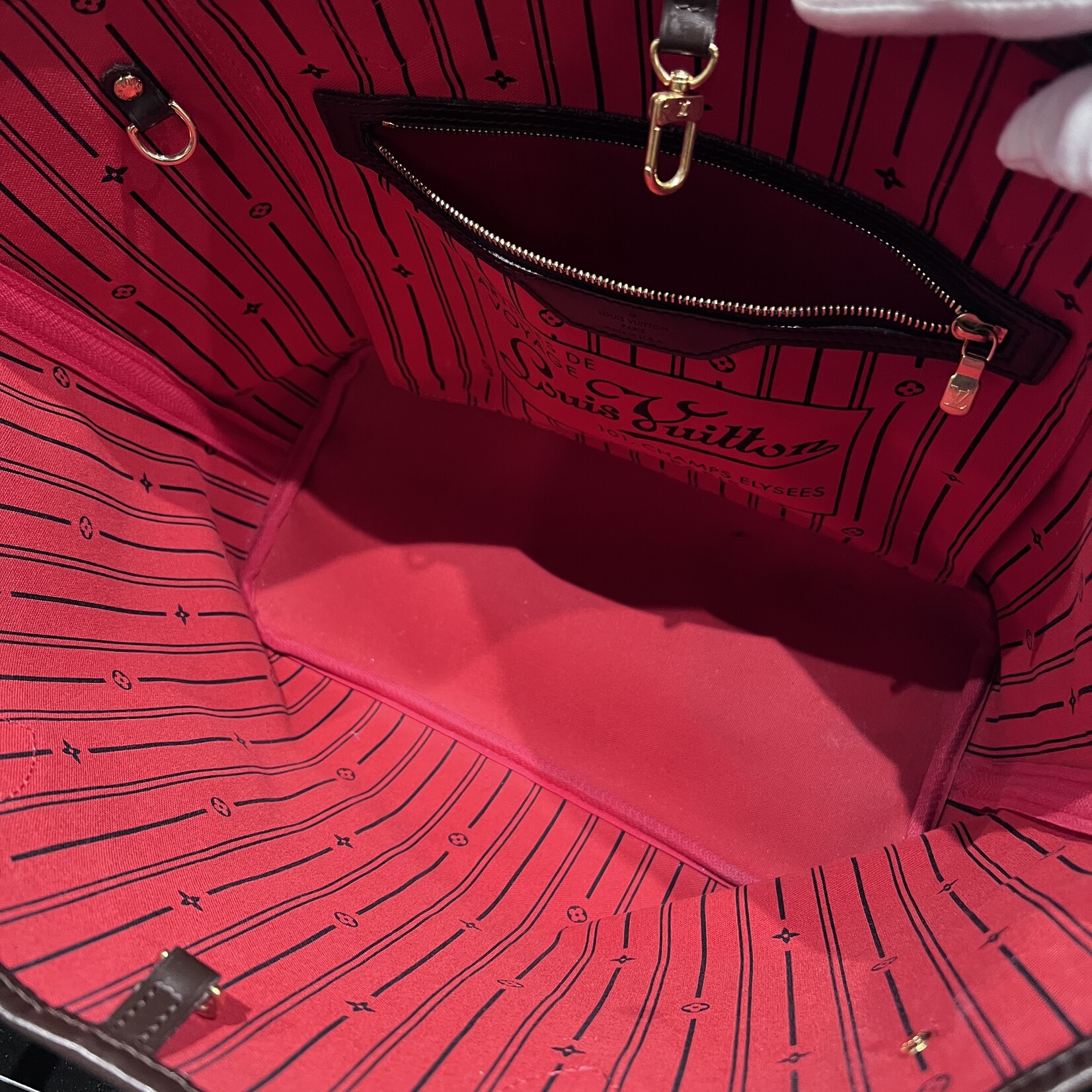 Louis Vuitton SOLD- Louis Vuitton Damier Ebene Neverfull MM