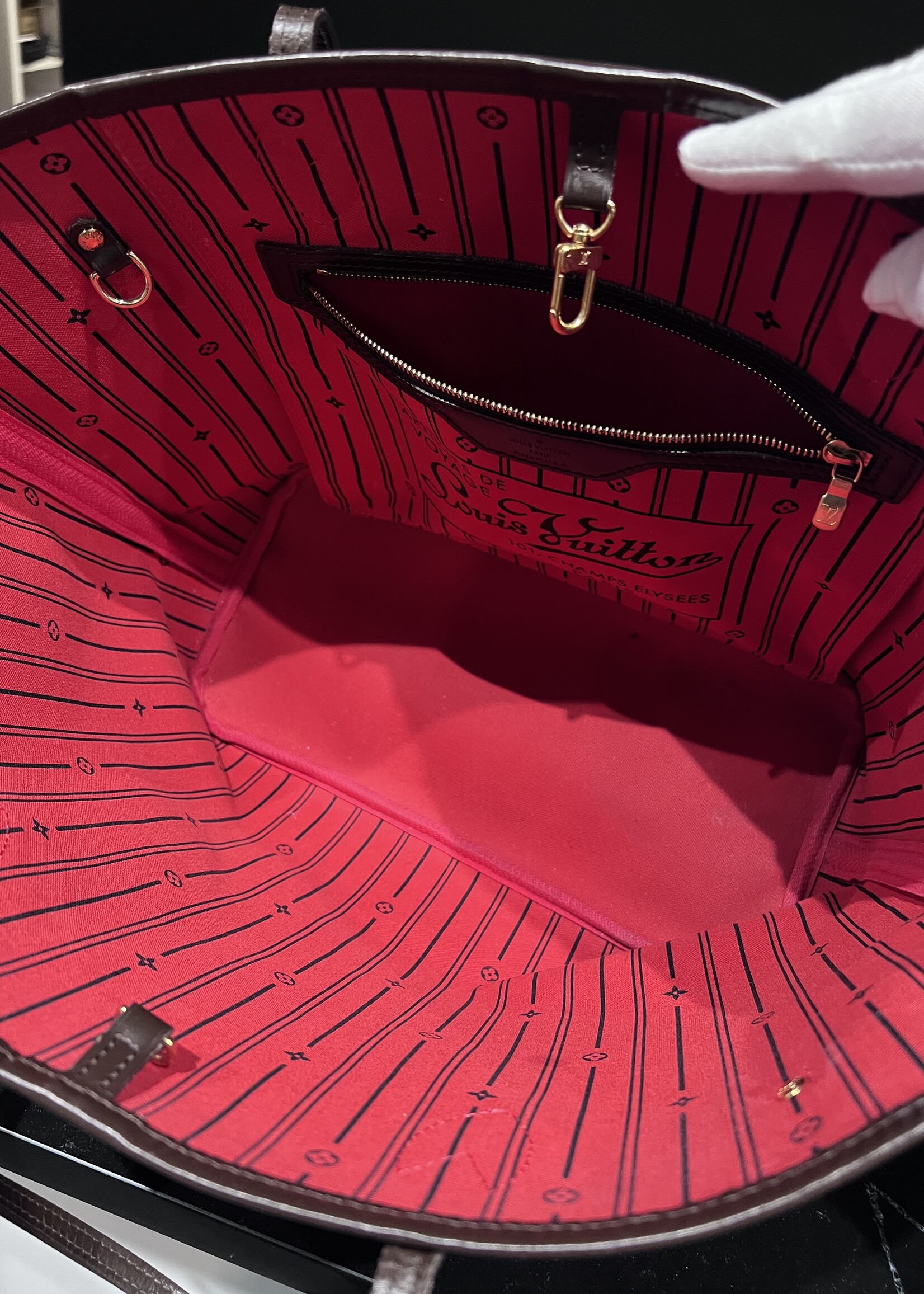 Louis Vuitton SOLD- Louis Vuitton Damier Ebene Neverfull MM