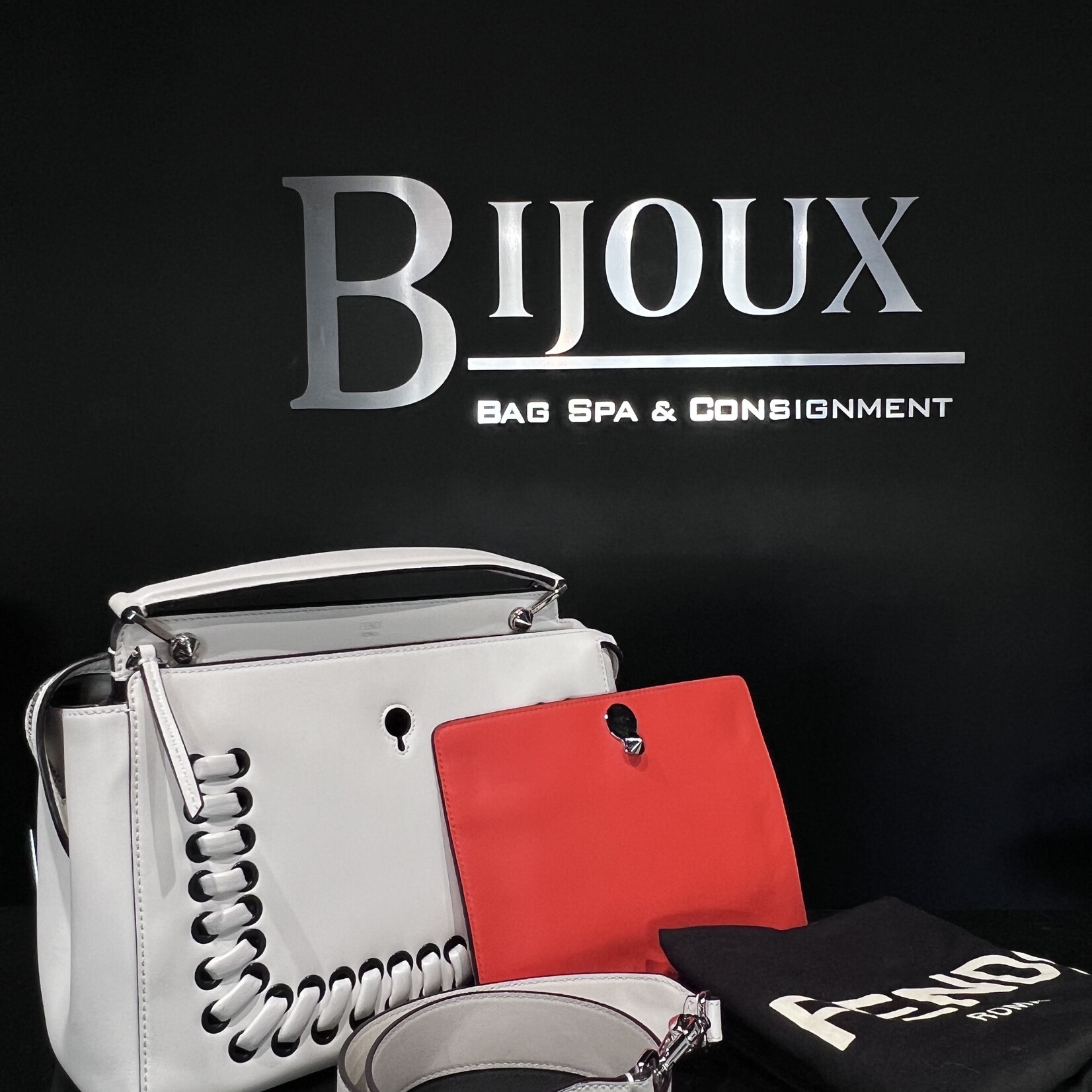 Fendi SOLD - Fendi Dotcom White
