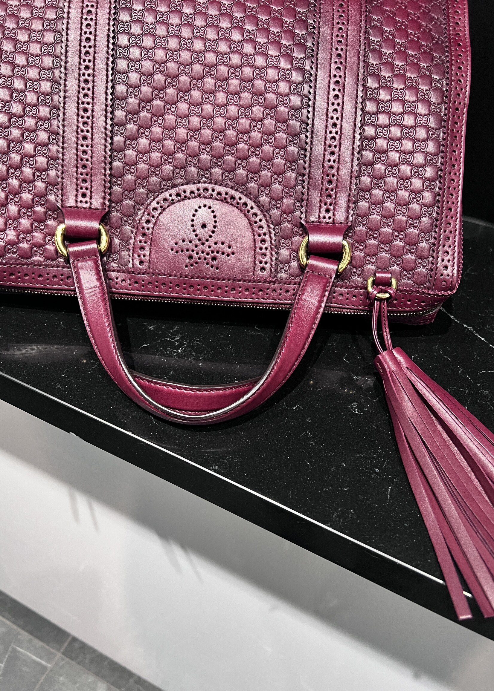 Gucci Gucci Microguccissima Brogue Bag