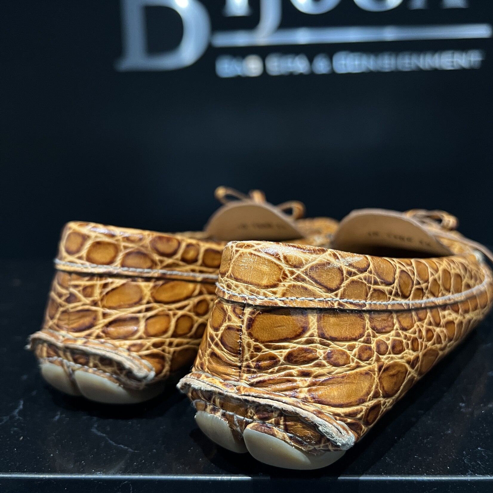 Prada SOLD- Prada Croc Loafers