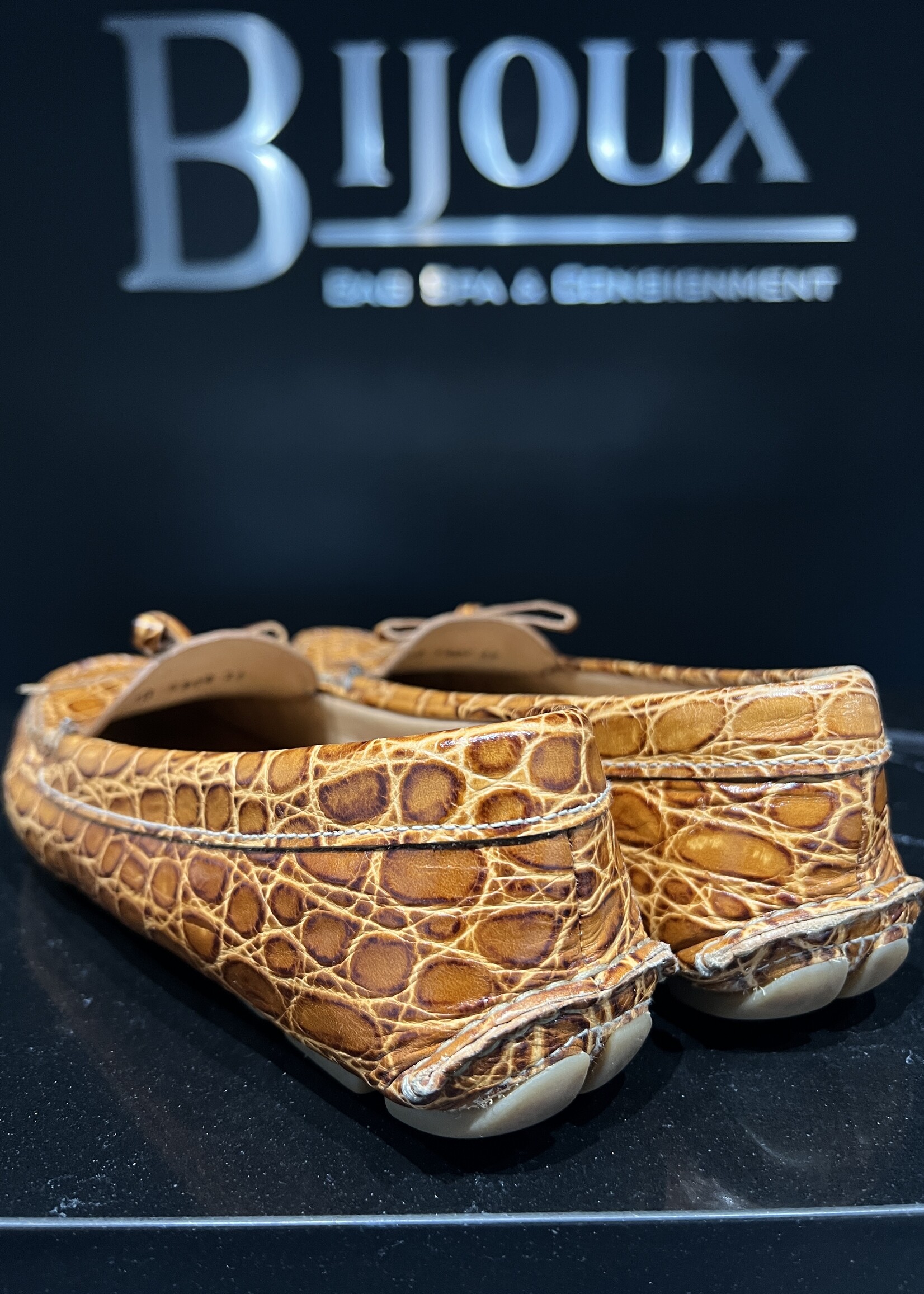 Prada SOLD- Prada Croc Loafers