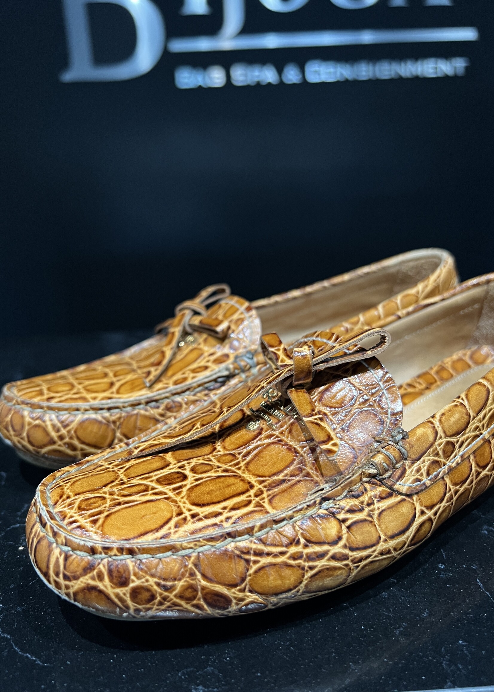 Prada SOLD- Prada Croc Loafers