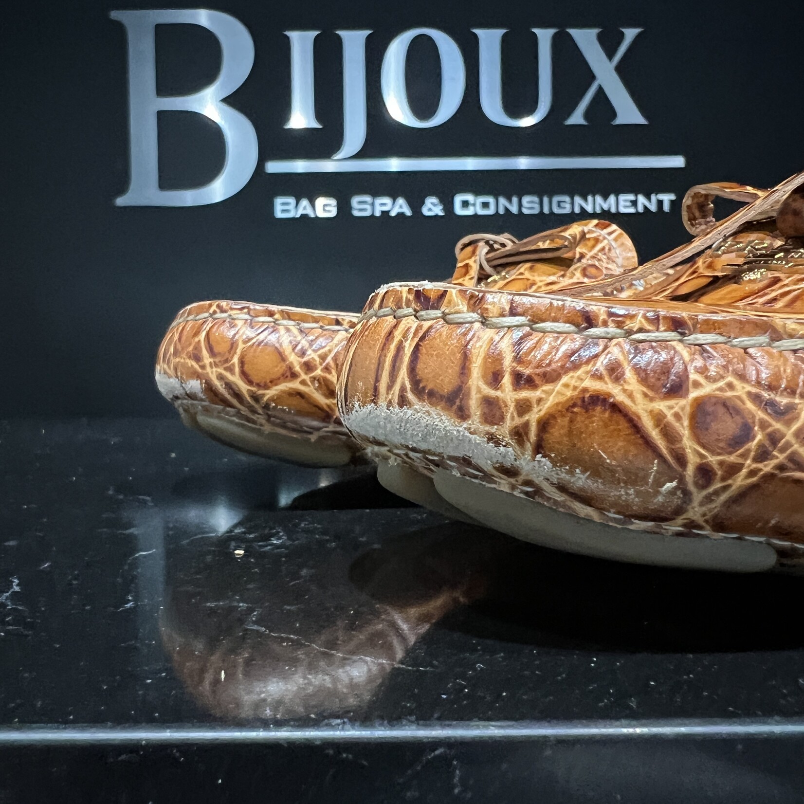 Prada SOLD- Prada Croc Loafers