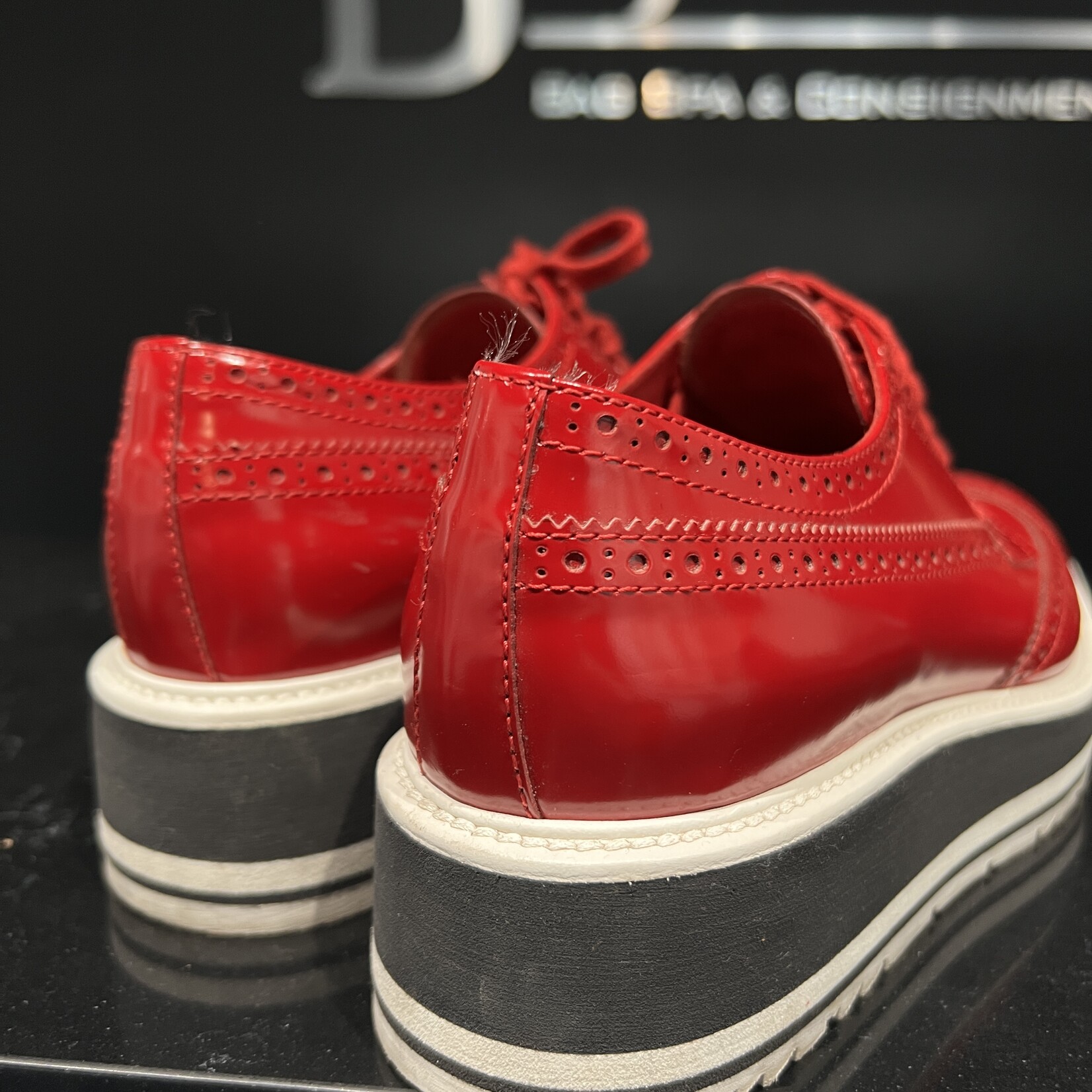 Prada Prada Red Loafers