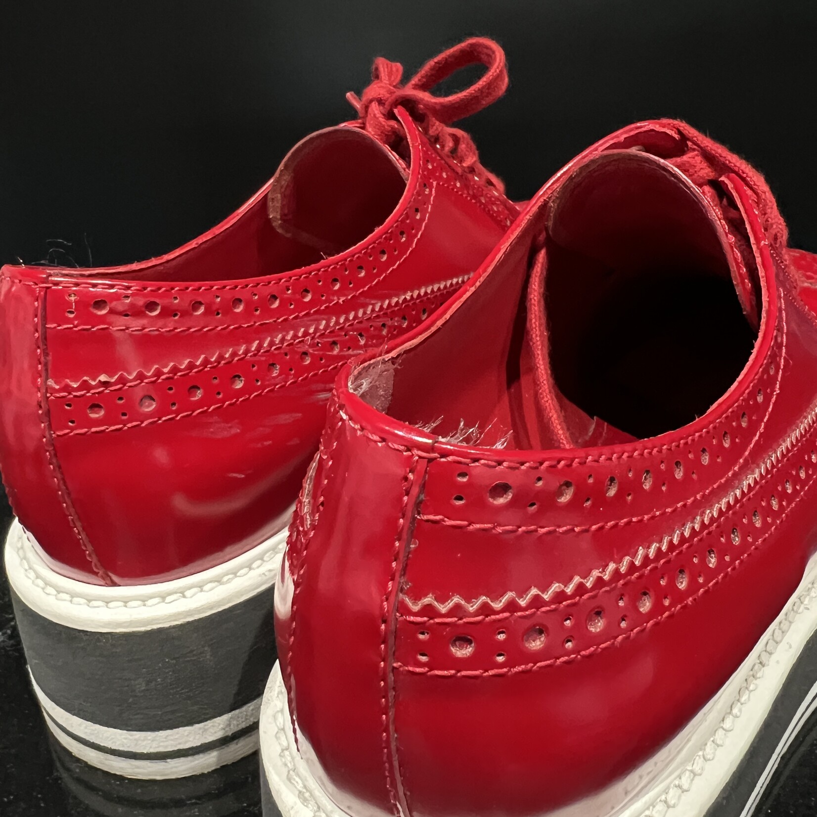 Prada Prada Red Loafers