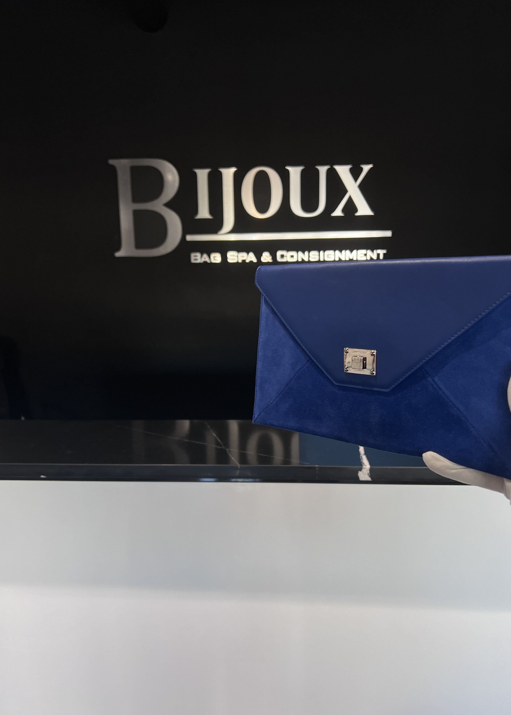 Jimmy Choo Jimmy Choo Calfskin Locket Clutch