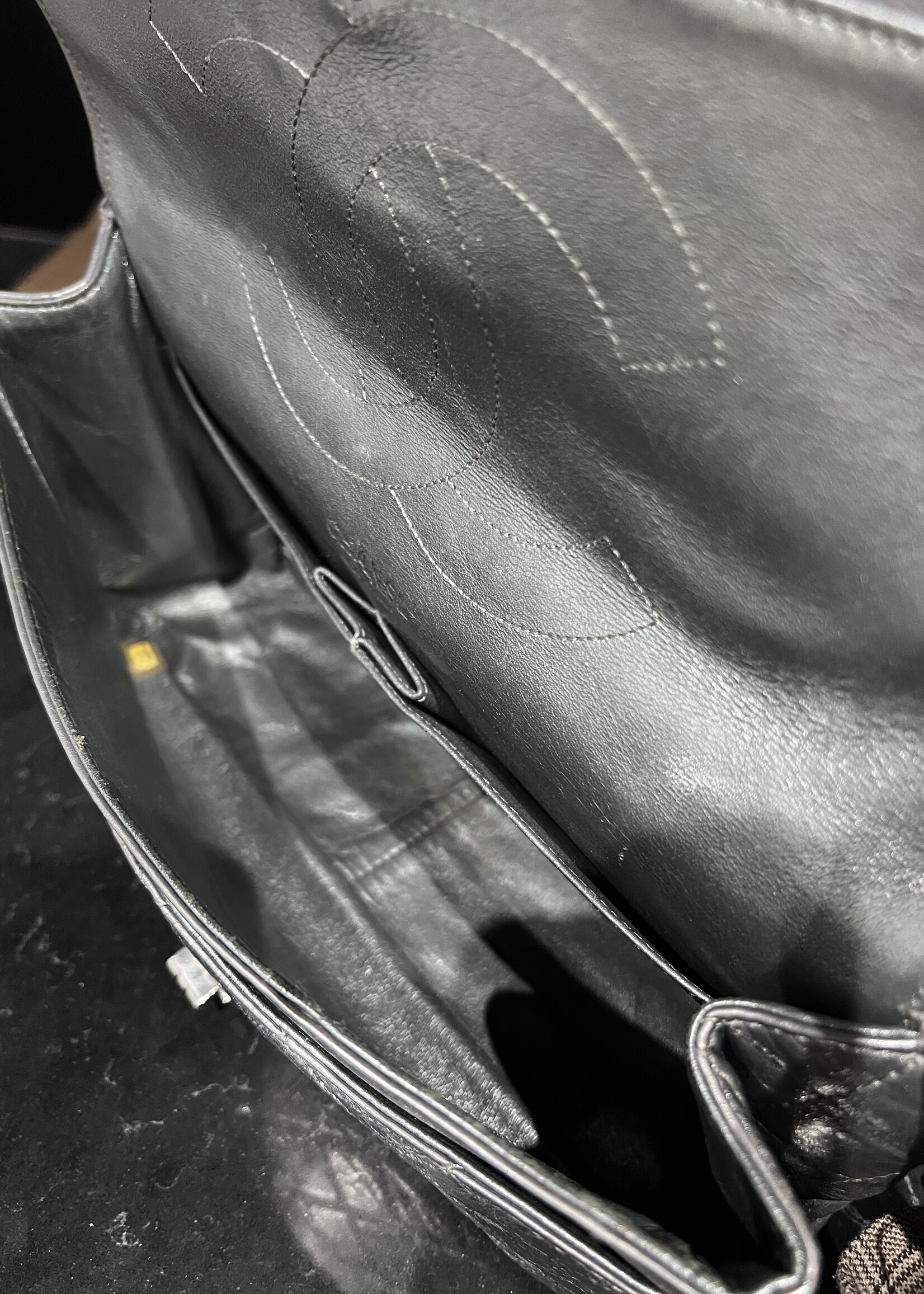 Chanel SOLD - Chanel Reissue 227 Aged Calfskin Dark Silver