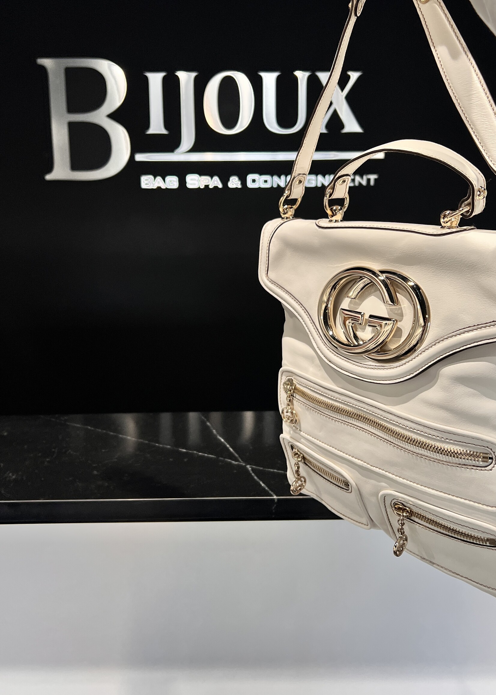 Gucci Gucci Britt Messenger GG Tote