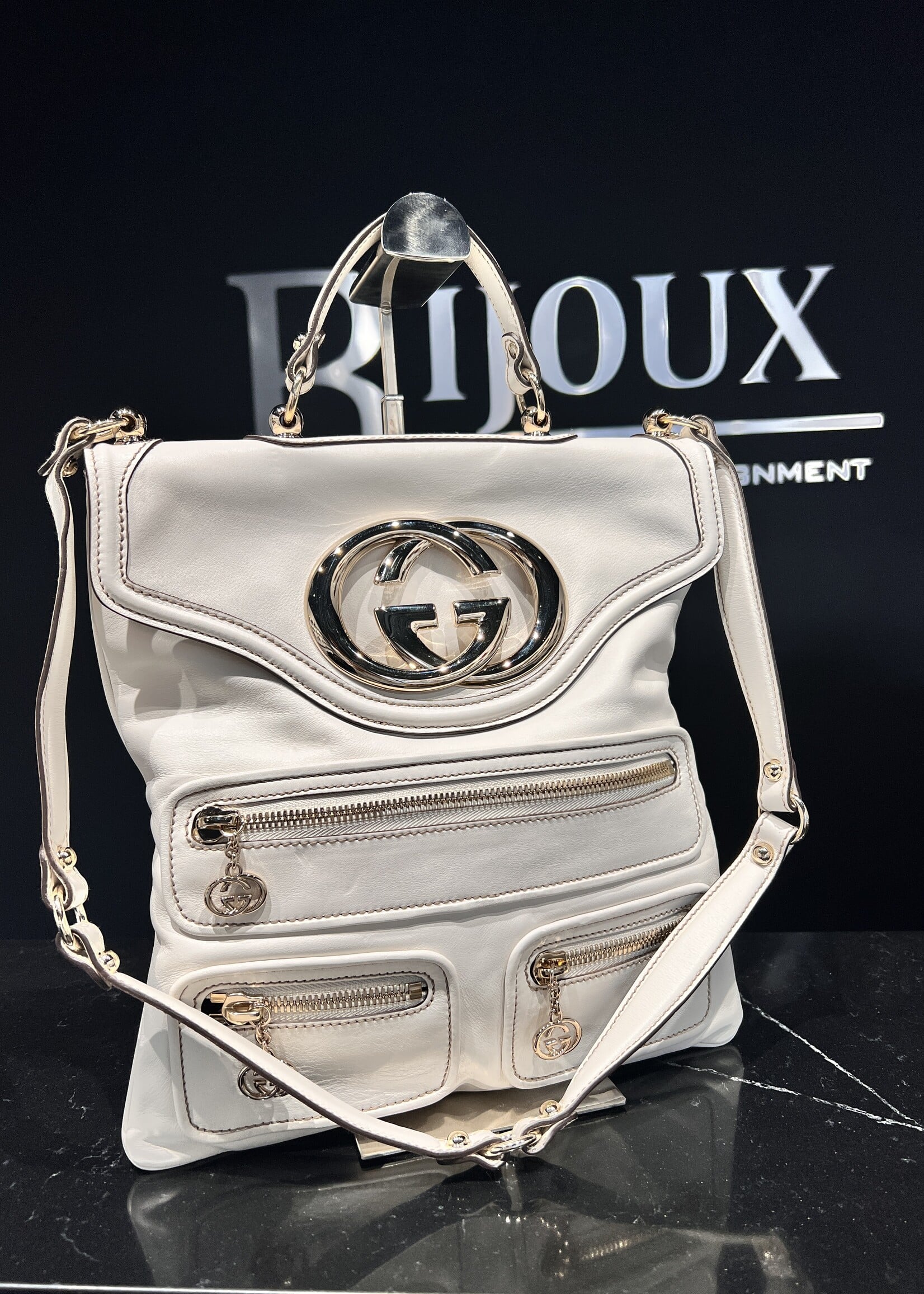 Gucci Gucci Britt Messenger GG Tote
