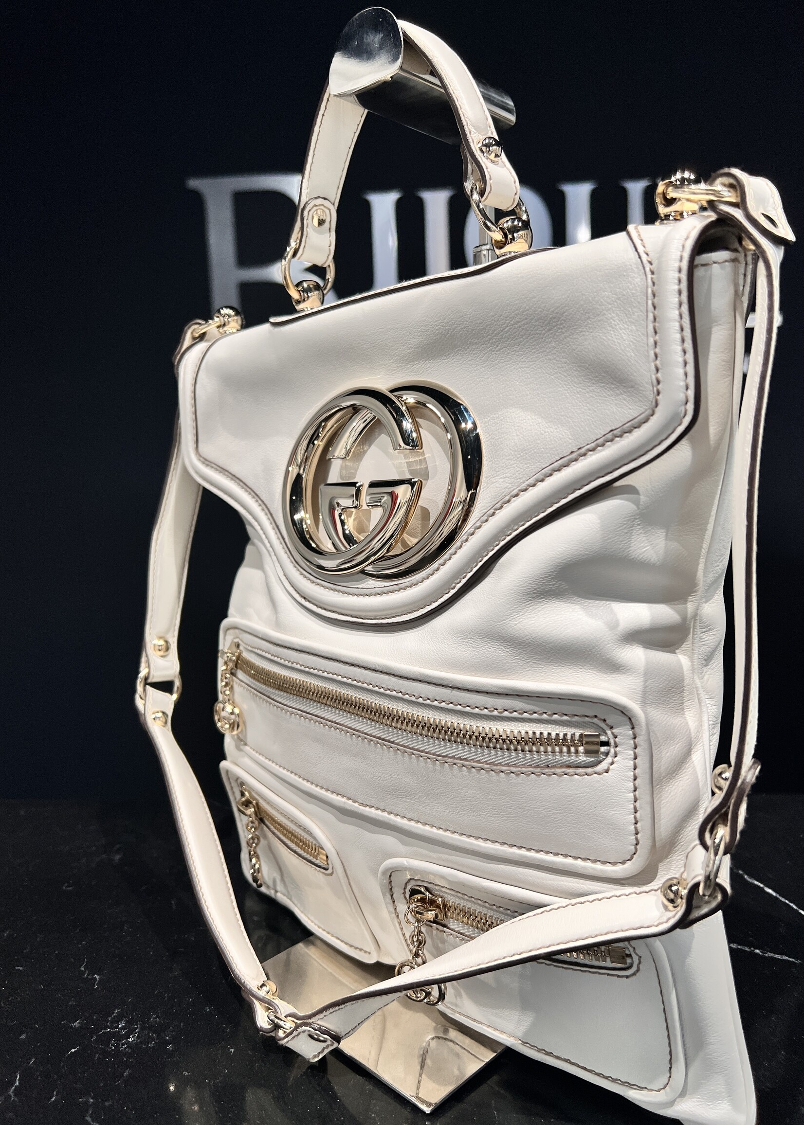 Gucci Gucci Britt Messenger GG Tote