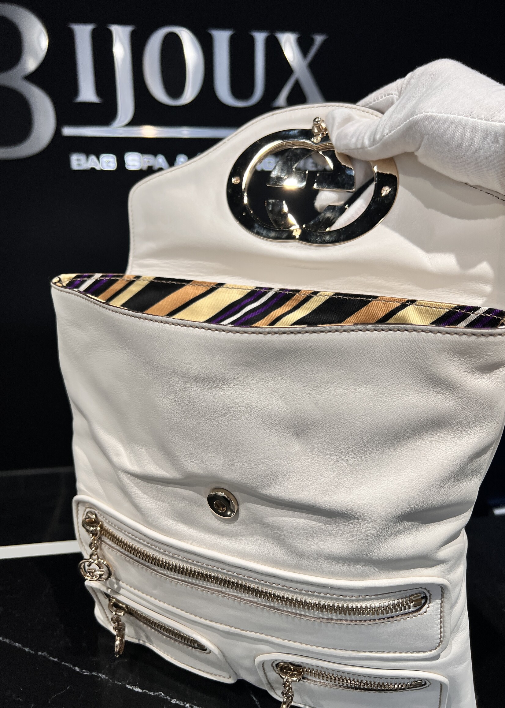 Gucci Gucci Britt Messenger GG Tote