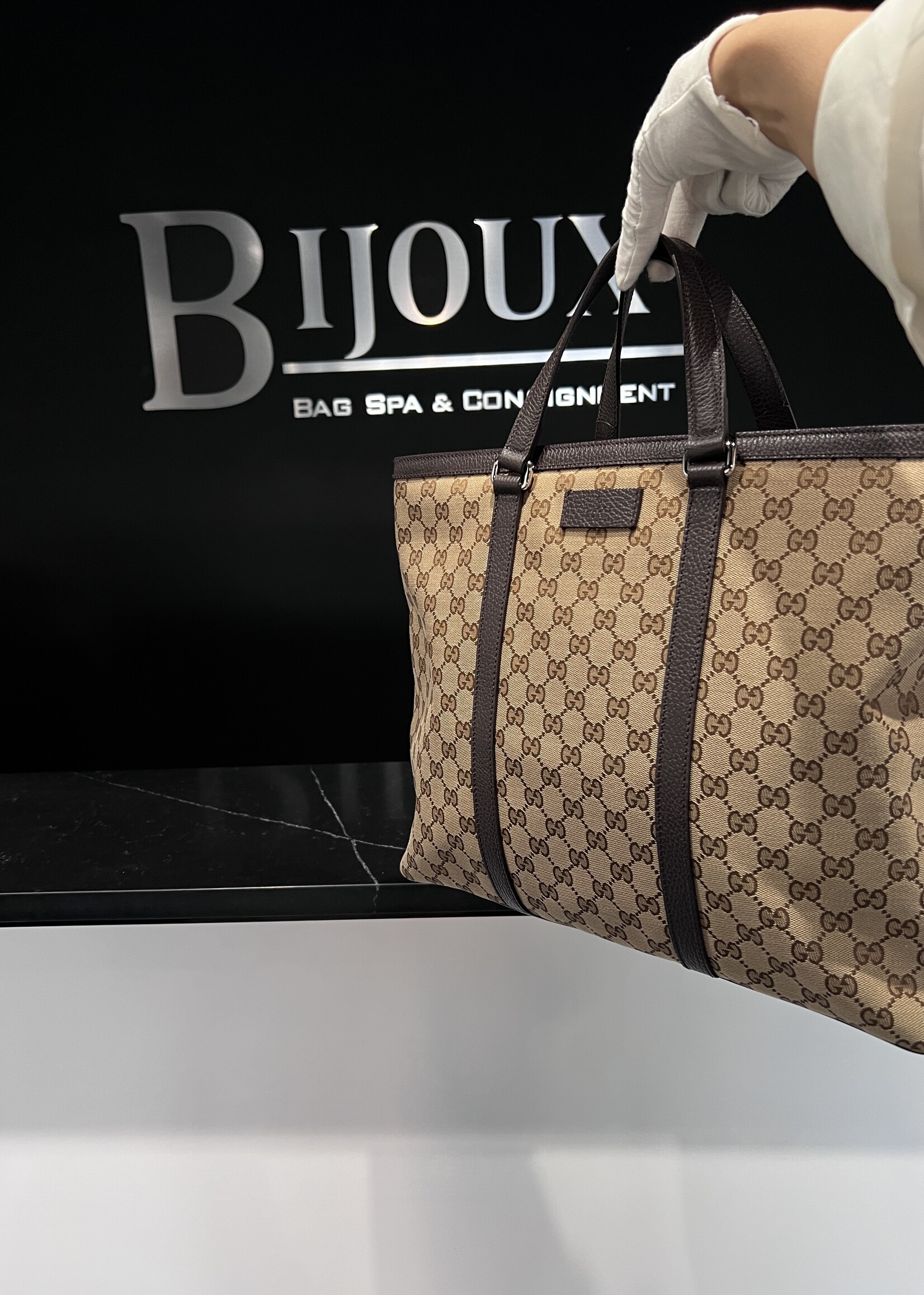 Gucci SOLD- Gucci Duffle Monogram Tote