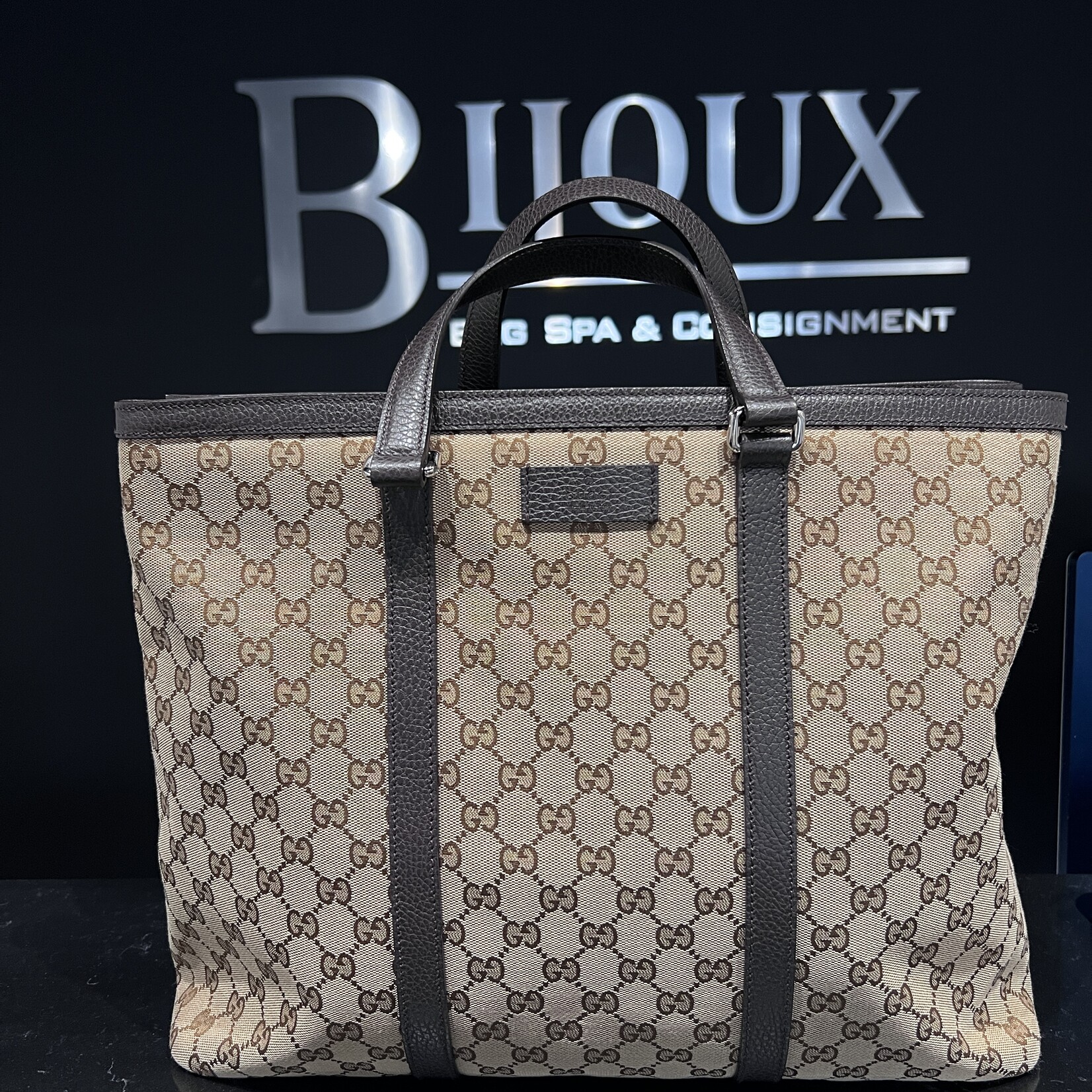 Gucci SOLD- Gucci Duffle Monogram Tote