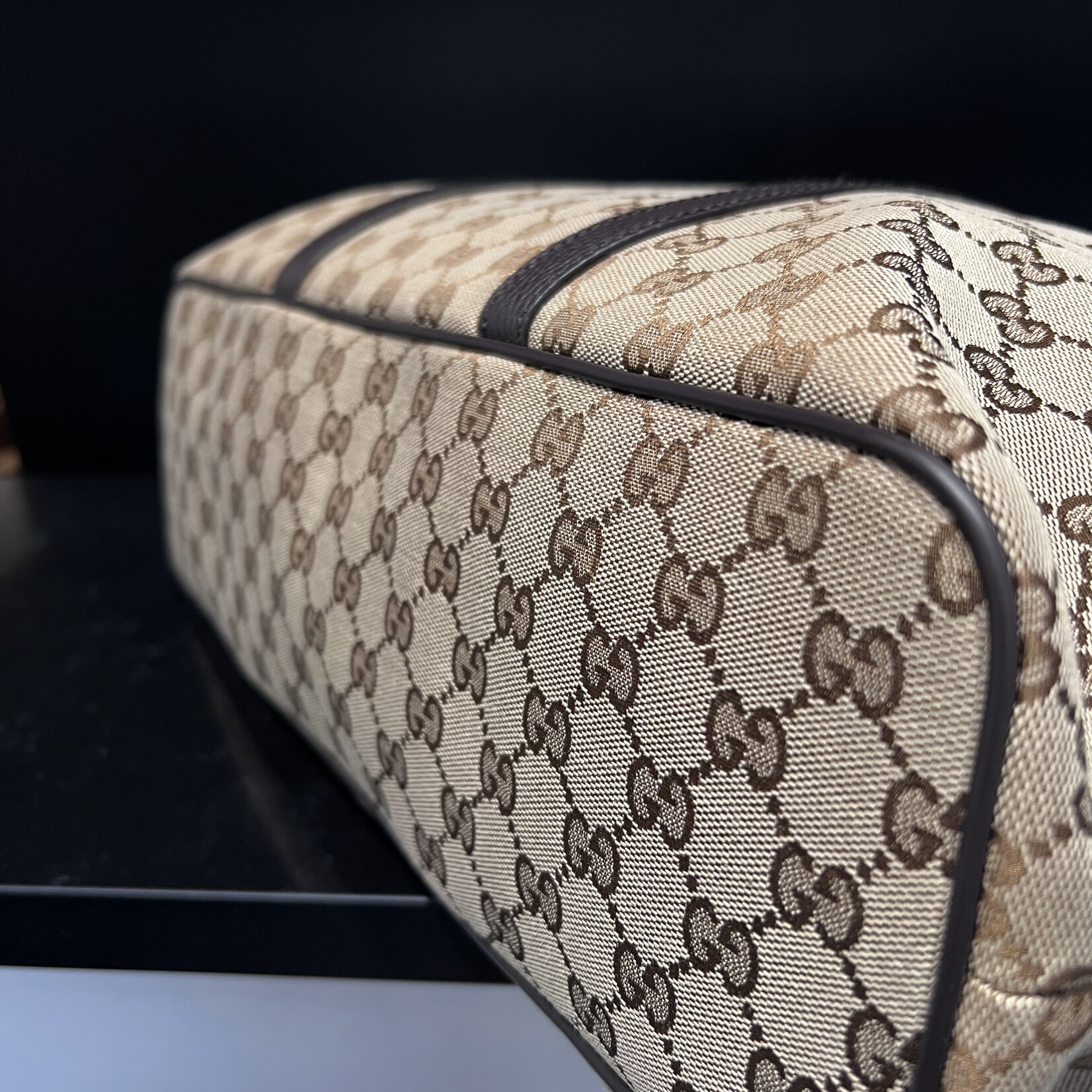 Gucci SOLD- Gucci Duffle Monogram Tote