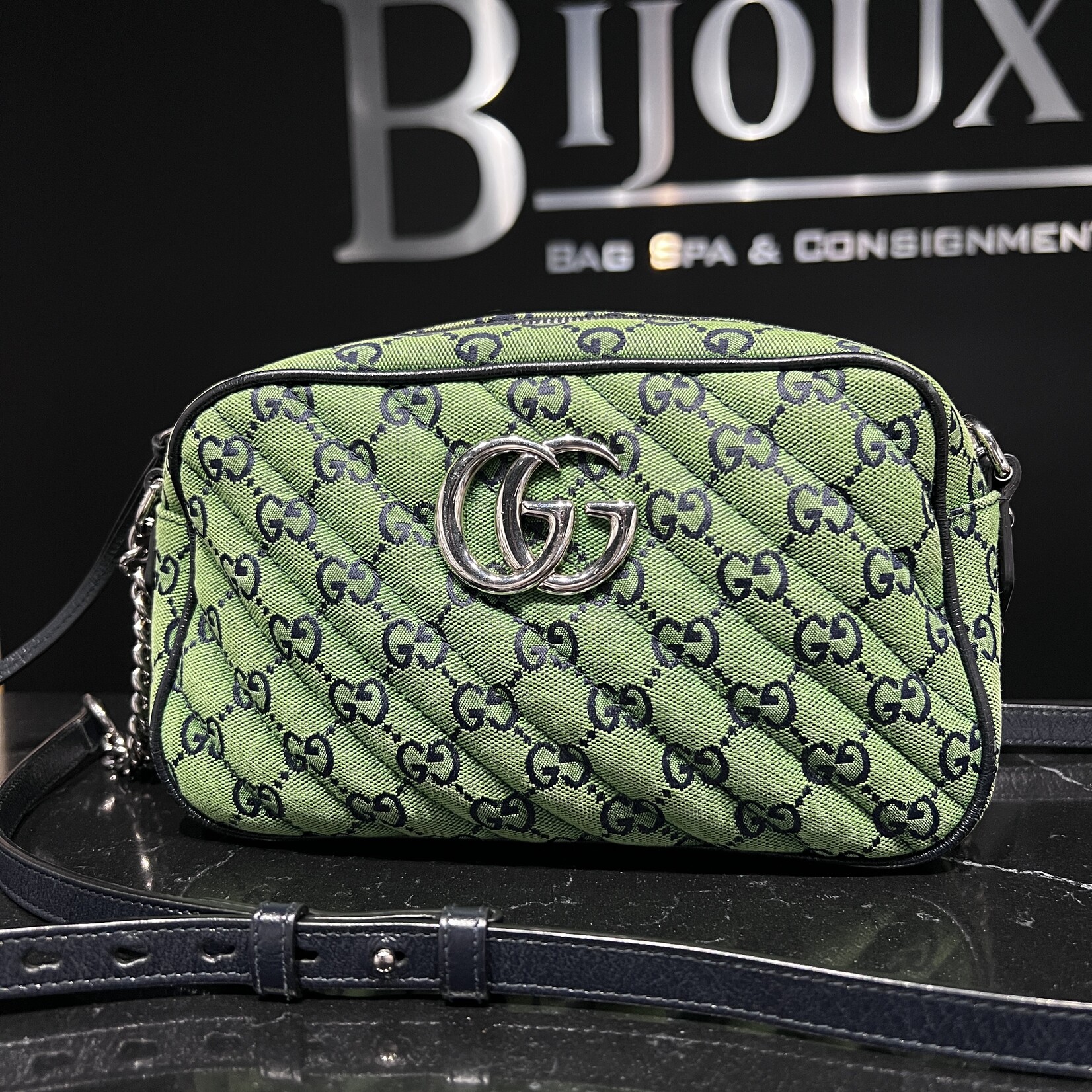 Gucci SOLD- Gucci Marmont Green Bag