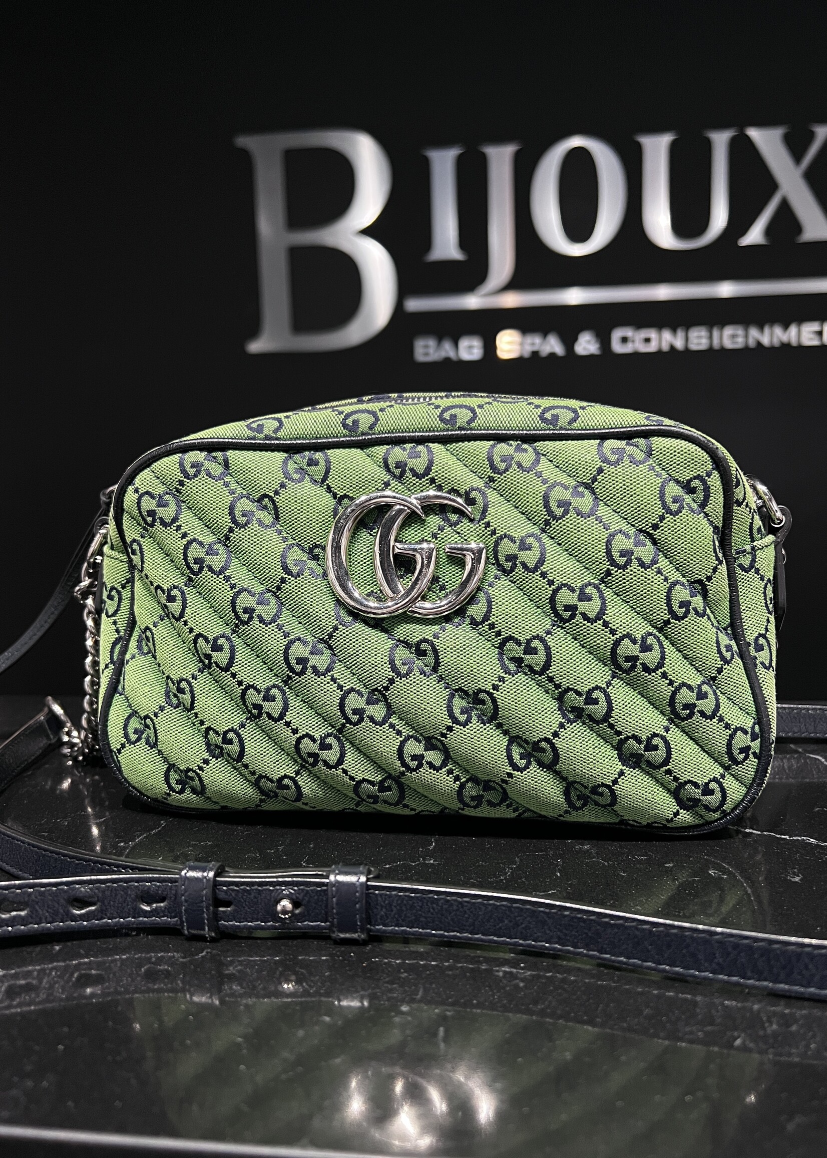 Gucci SOLD- Gucci Marmont Green Bag