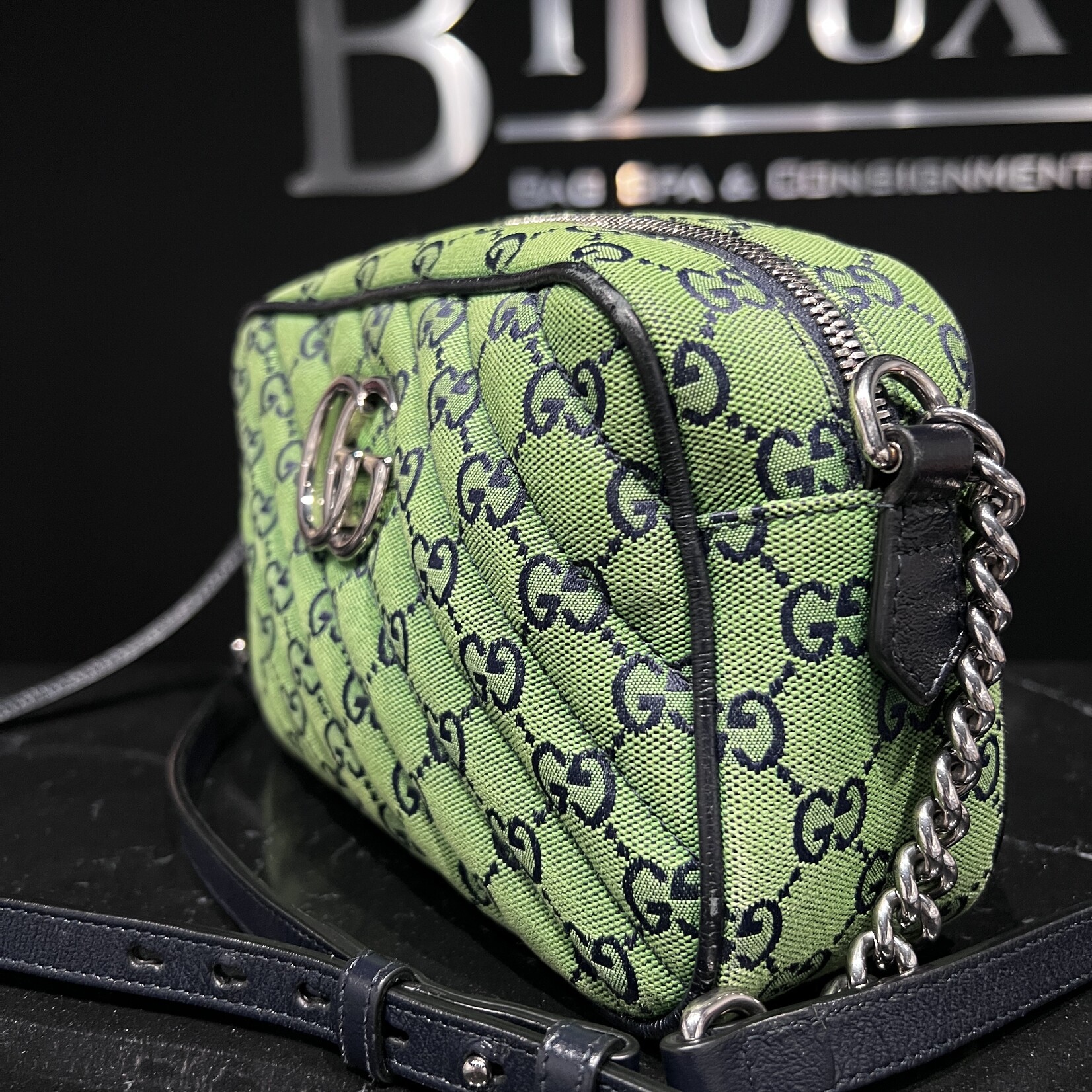 Gucci SOLD- Gucci Marmont Green Bag