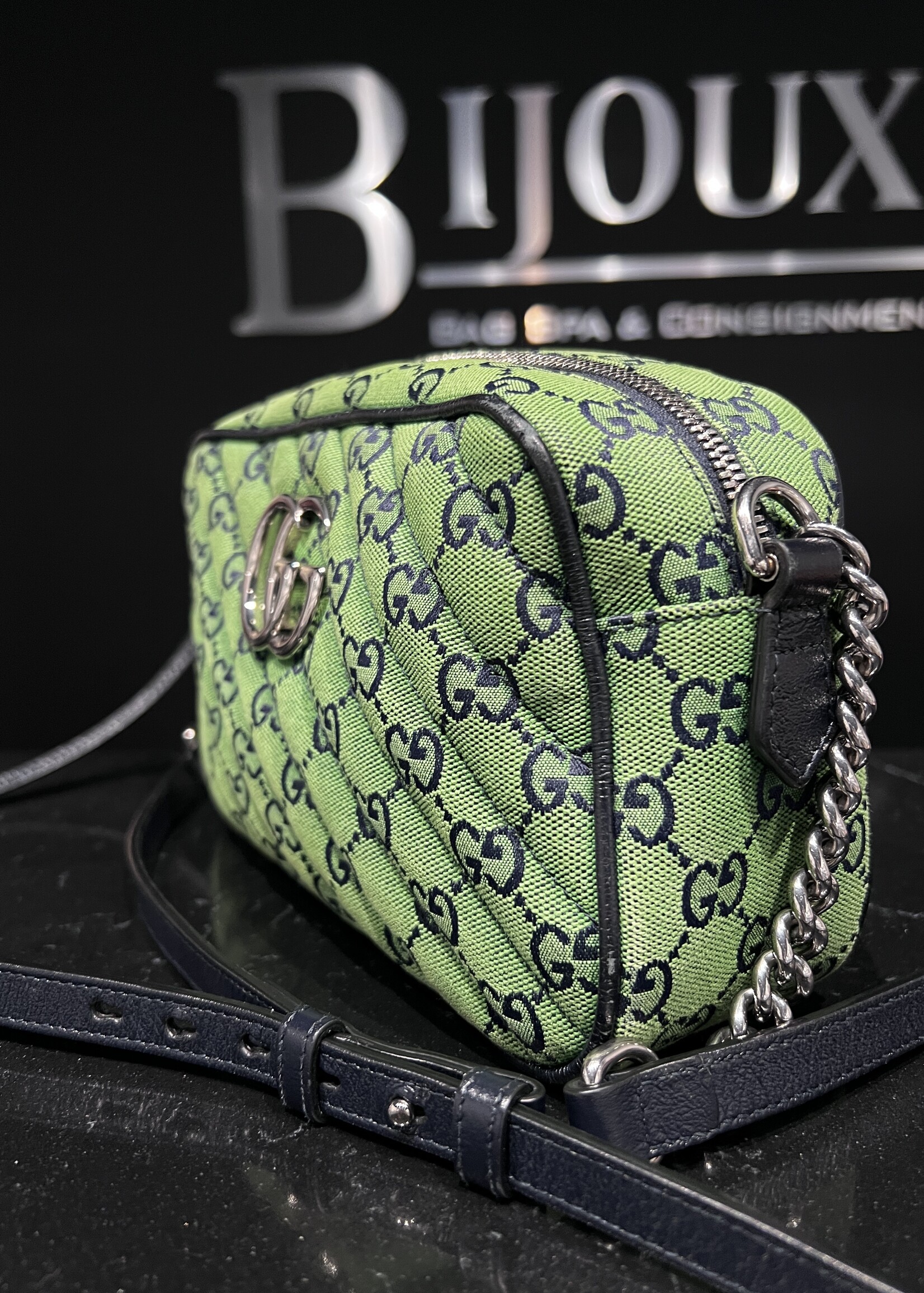 Gucci SOLD- Gucci Marmont Green Bag
