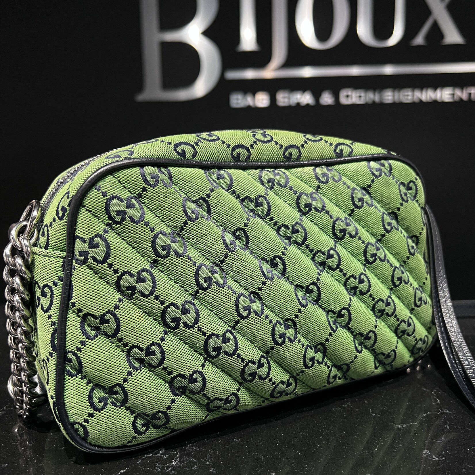 Gucci SOLD- Gucci Marmont Green Bag