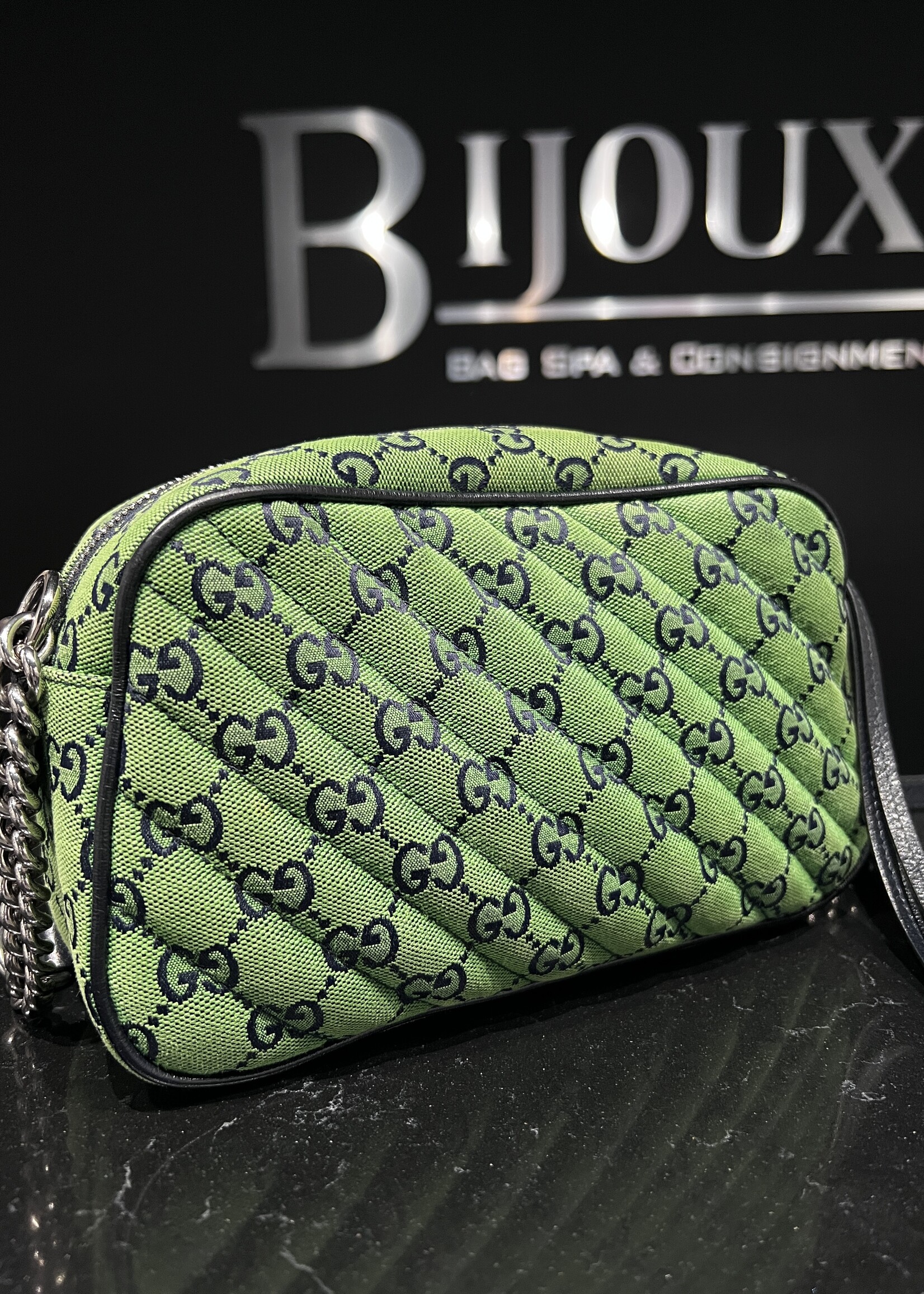Gucci SOLD- Gucci Marmont Green Bag