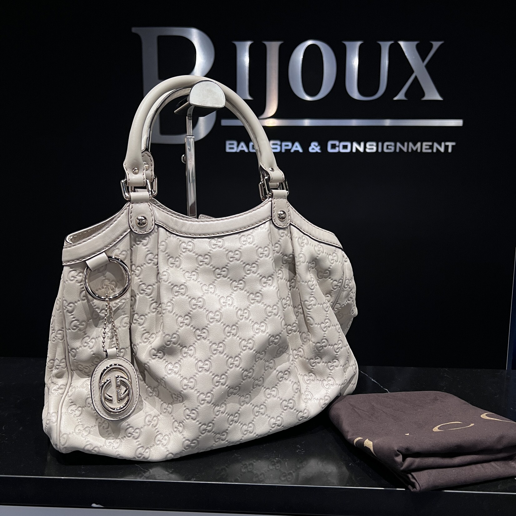 Gucci SOLD- Gucci White Sukey