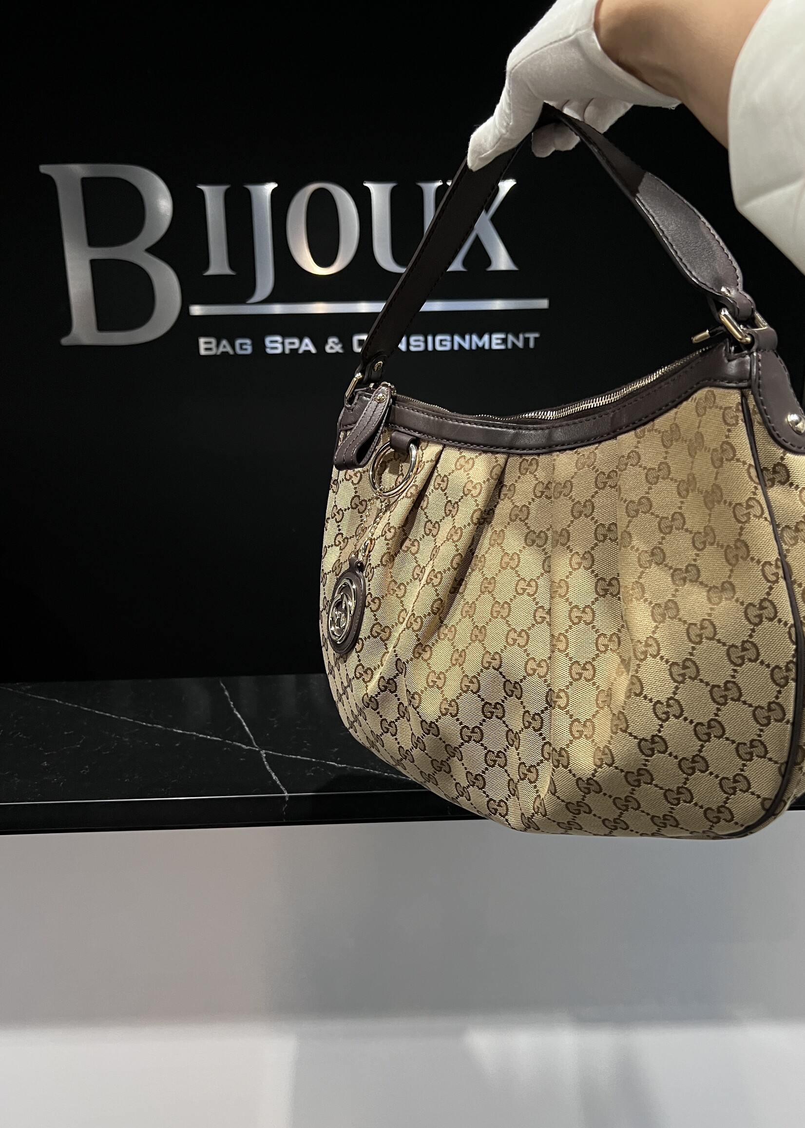 Gucci SOLD - Gucci Sukey Monogram Hobo