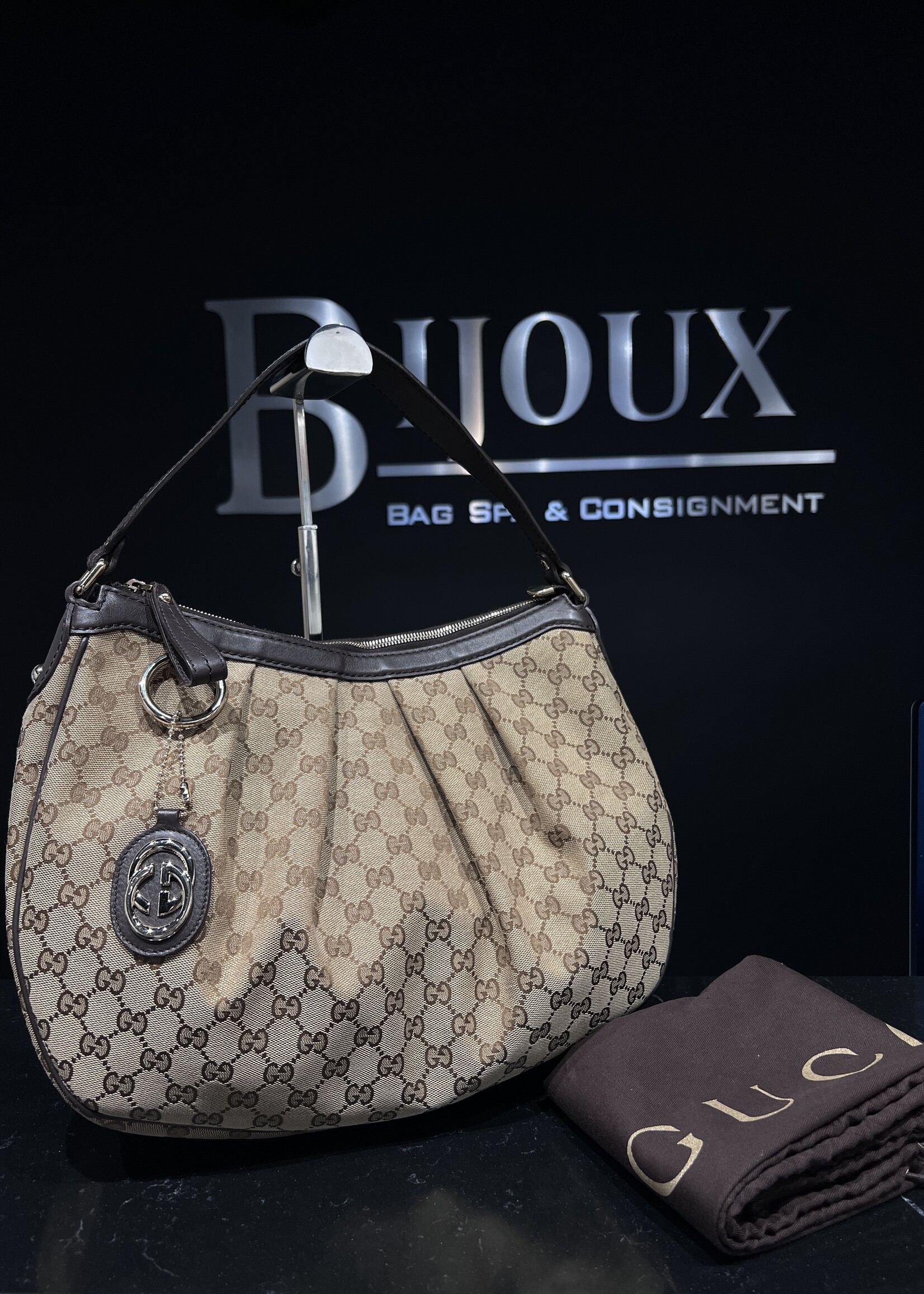 Gucci SOLD - Gucci Sukey Monogram Hobo