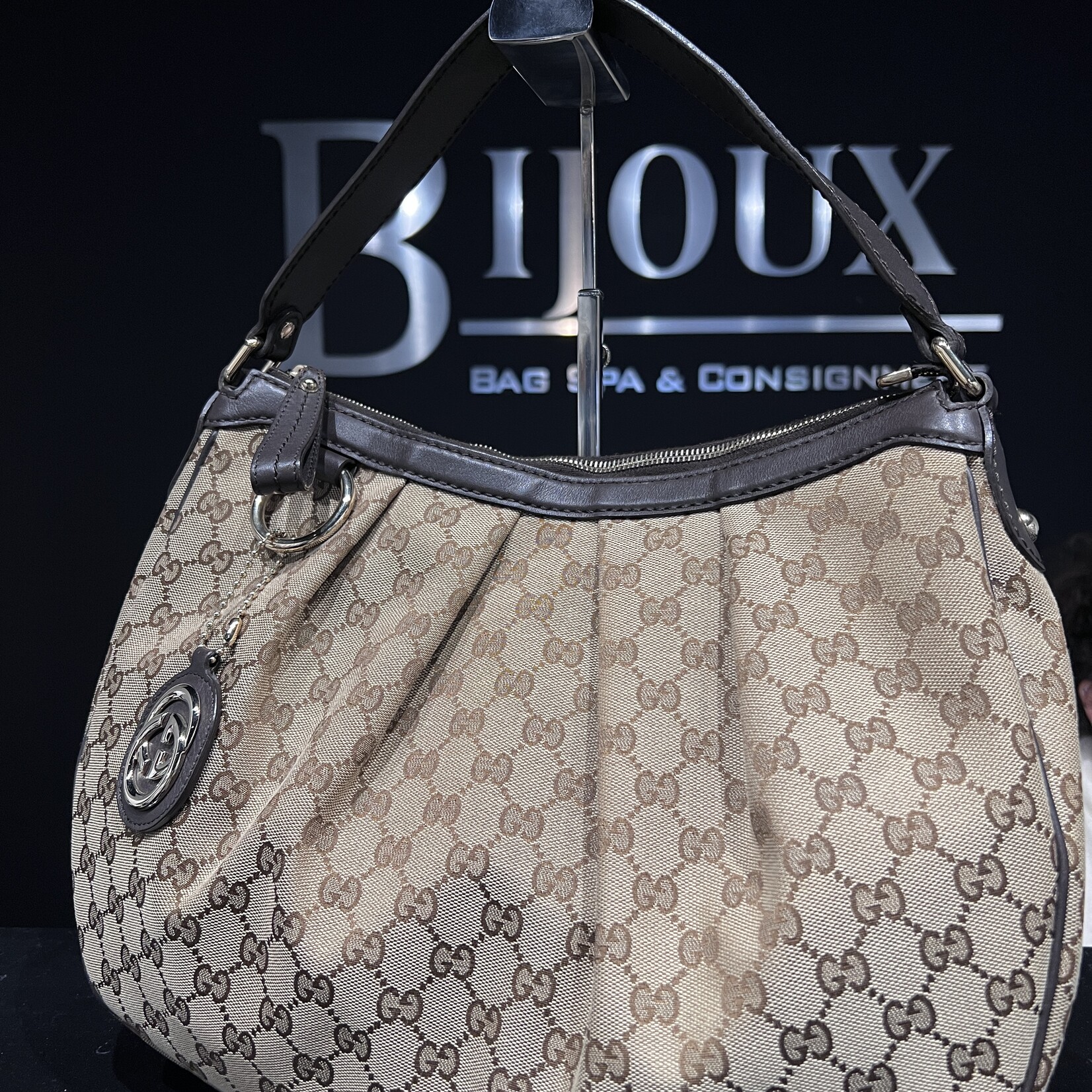 Gucci SOLD - Gucci Sukey Monogram Hobo