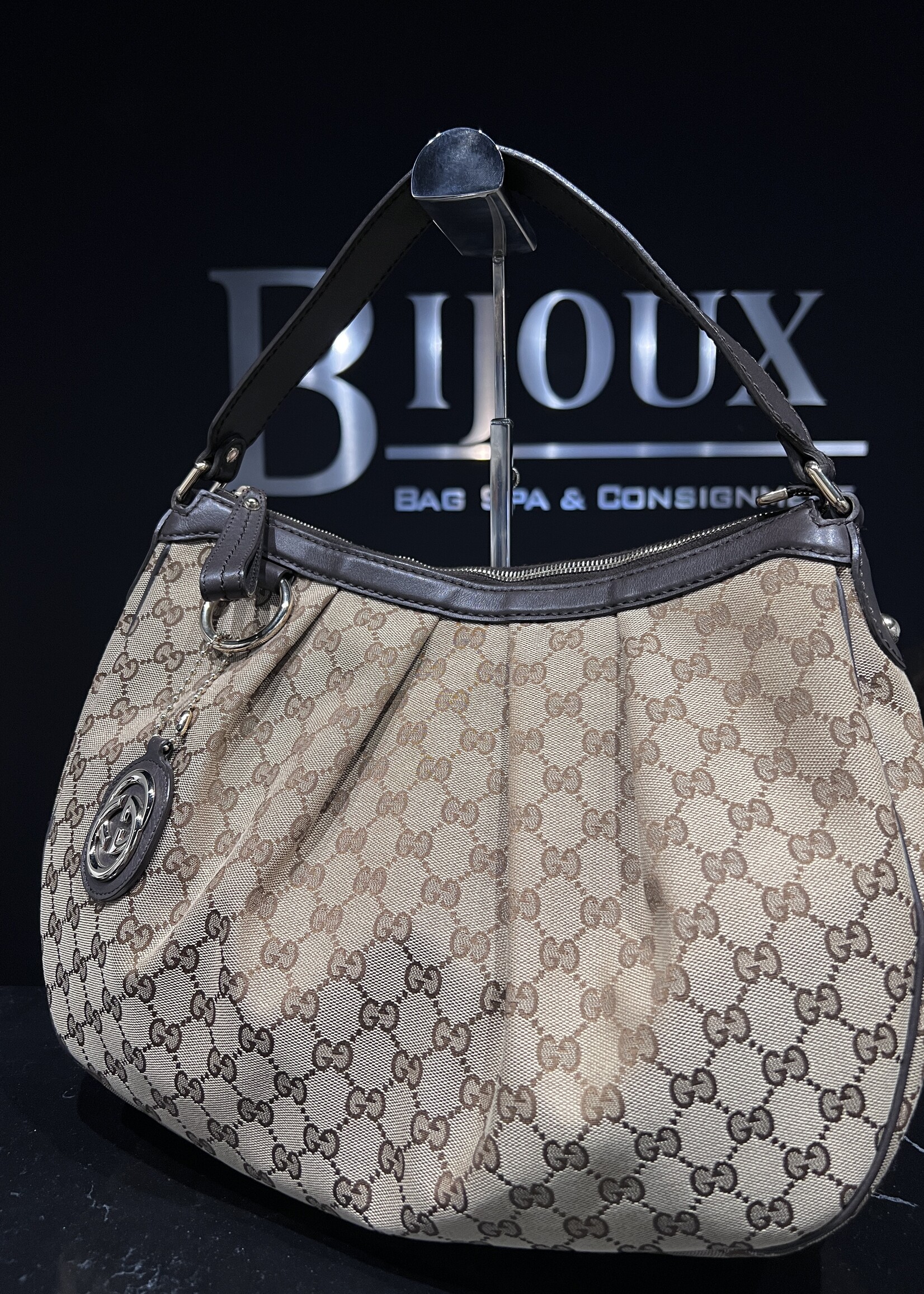 Gucci SOLD - Gucci Sukey Monogram Hobo