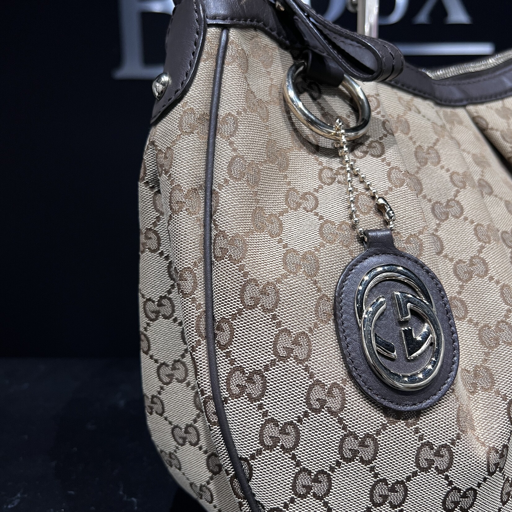 Gucci SOLD - Gucci Sukey Monogram Hobo