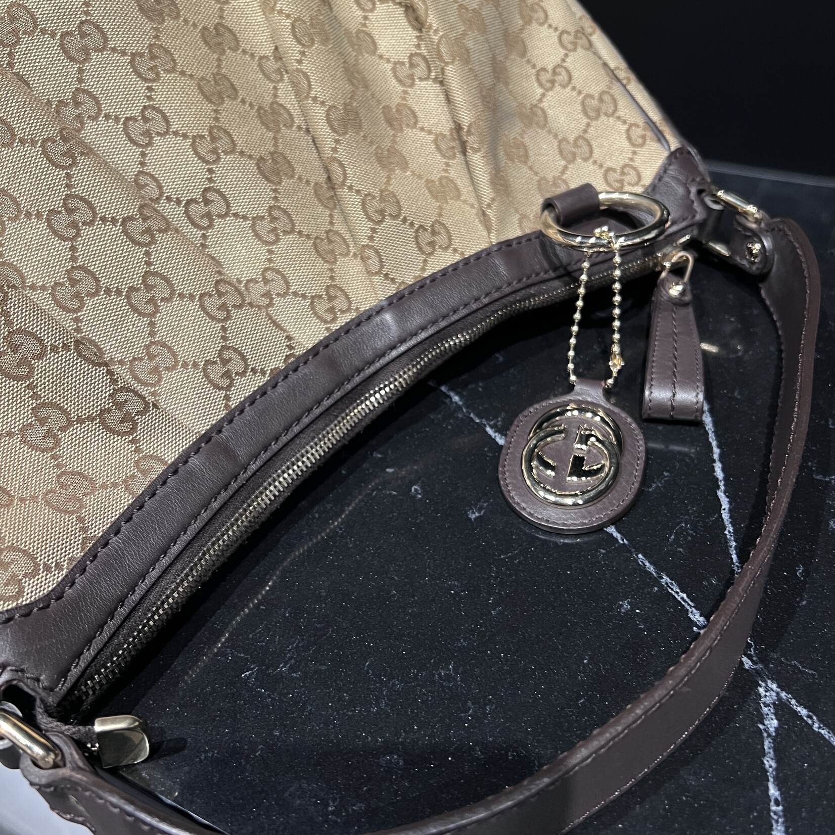 Gucci SOLD - Gucci Sukey Monogram Hobo