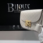 Gucci SOLD- Gucci Guccissima Saddle Padlock Bag
