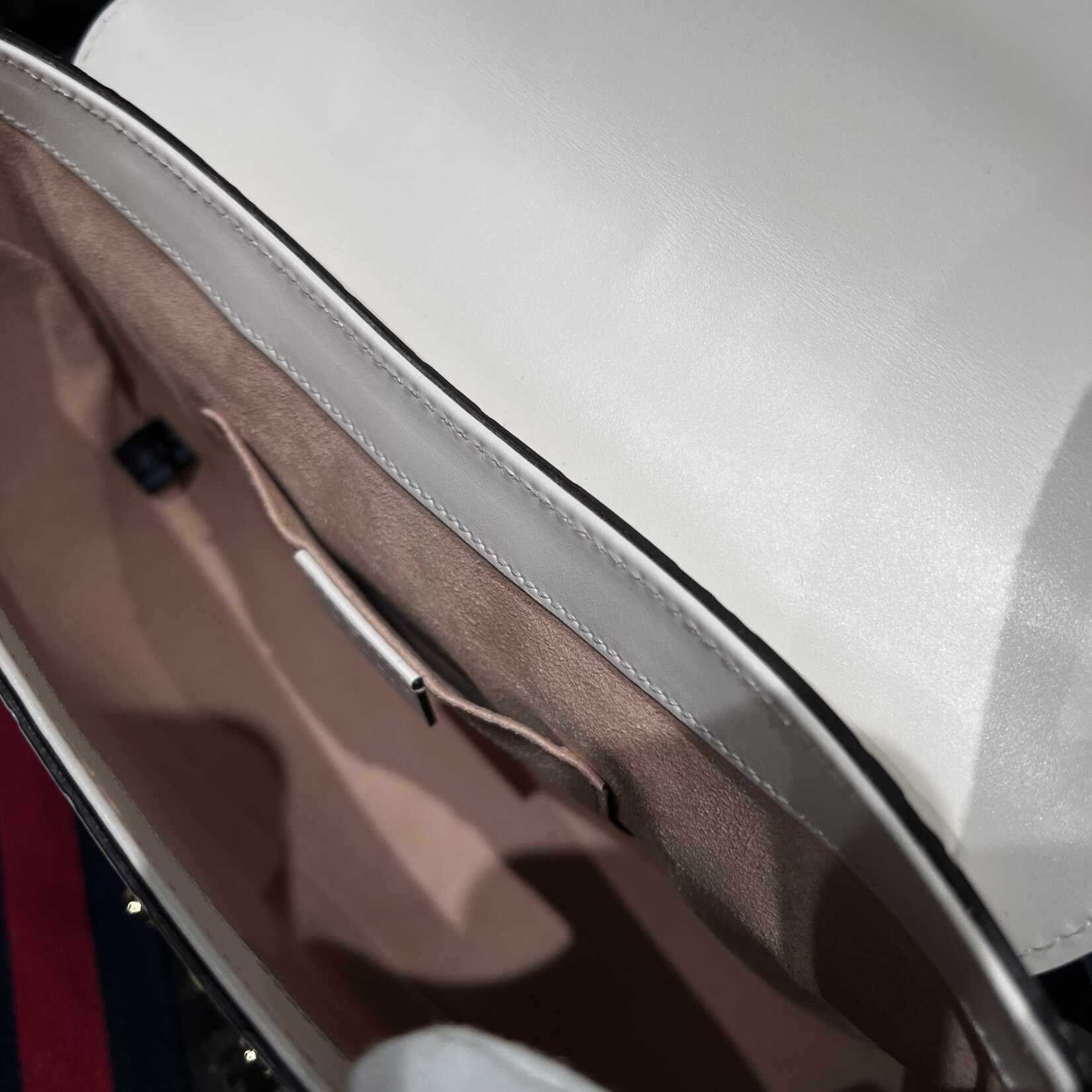 Gucci SOLD- Gucci Guccissima Saddle Padlock Bag