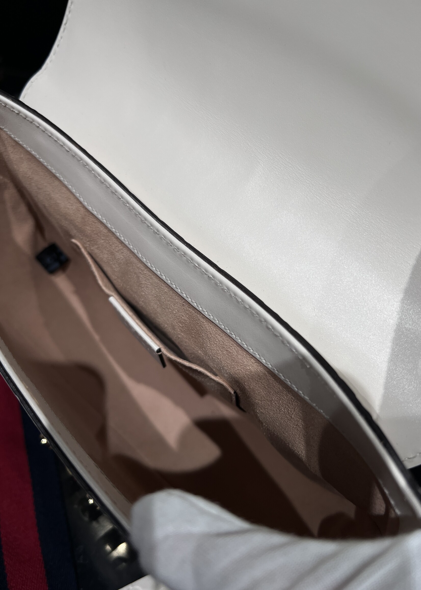 Gucci SOLD- Gucci Guccissima Saddle Padlock Bag