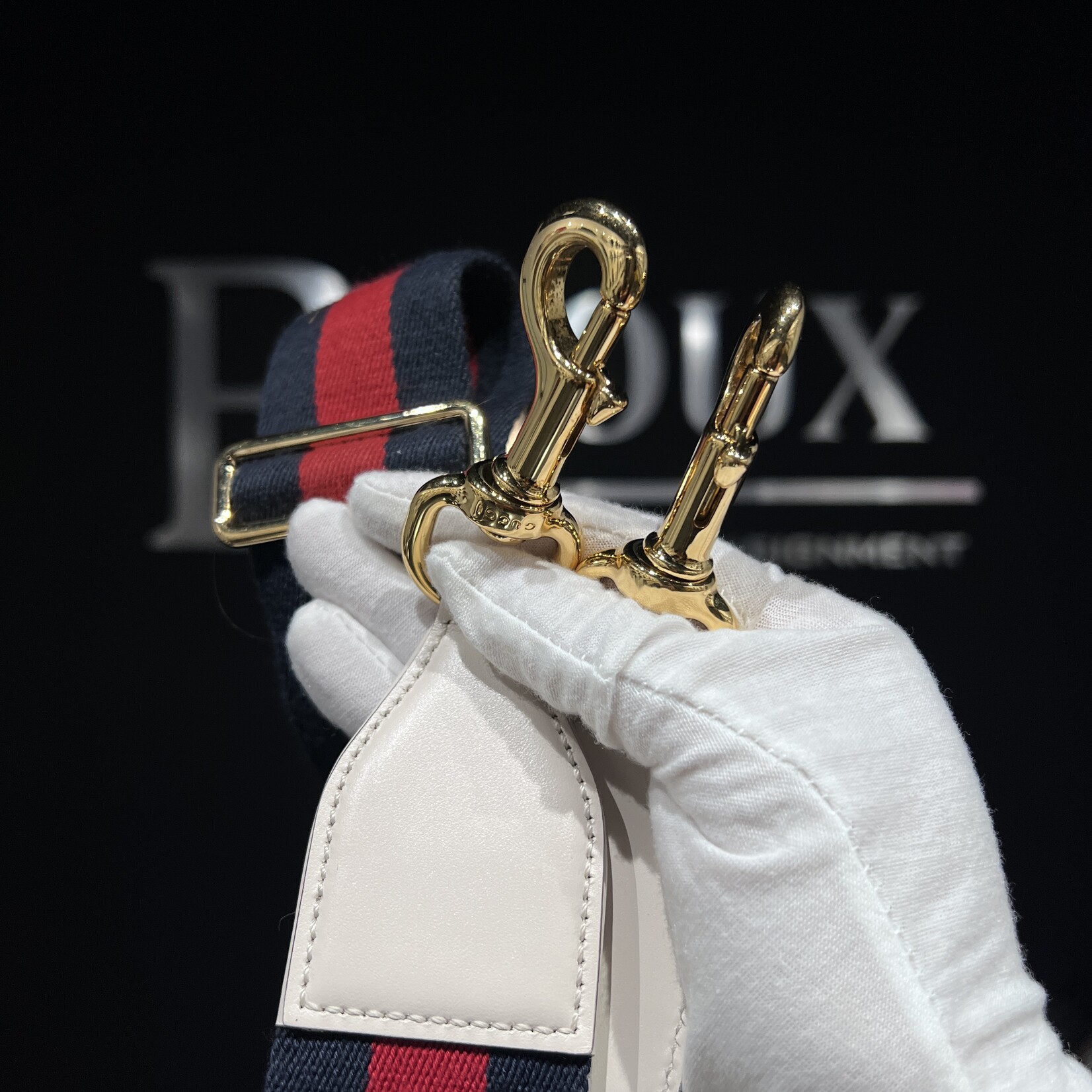 Gucci SOLD- Gucci Guccissima Saddle Padlock Bag