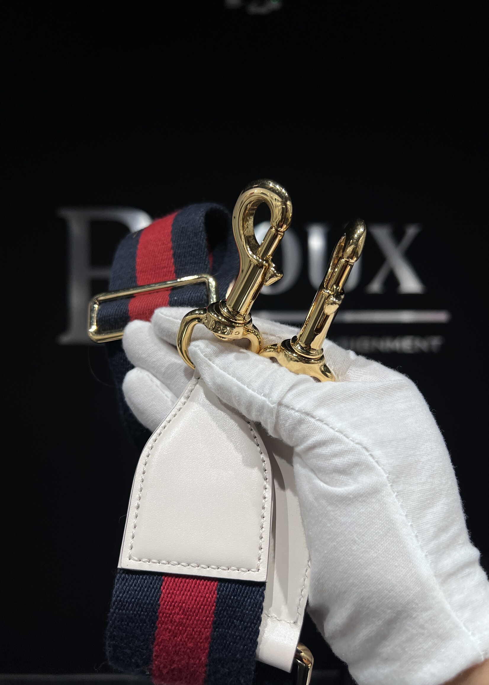 Gucci SOLD- Gucci Guccissima Saddle Padlock Bag