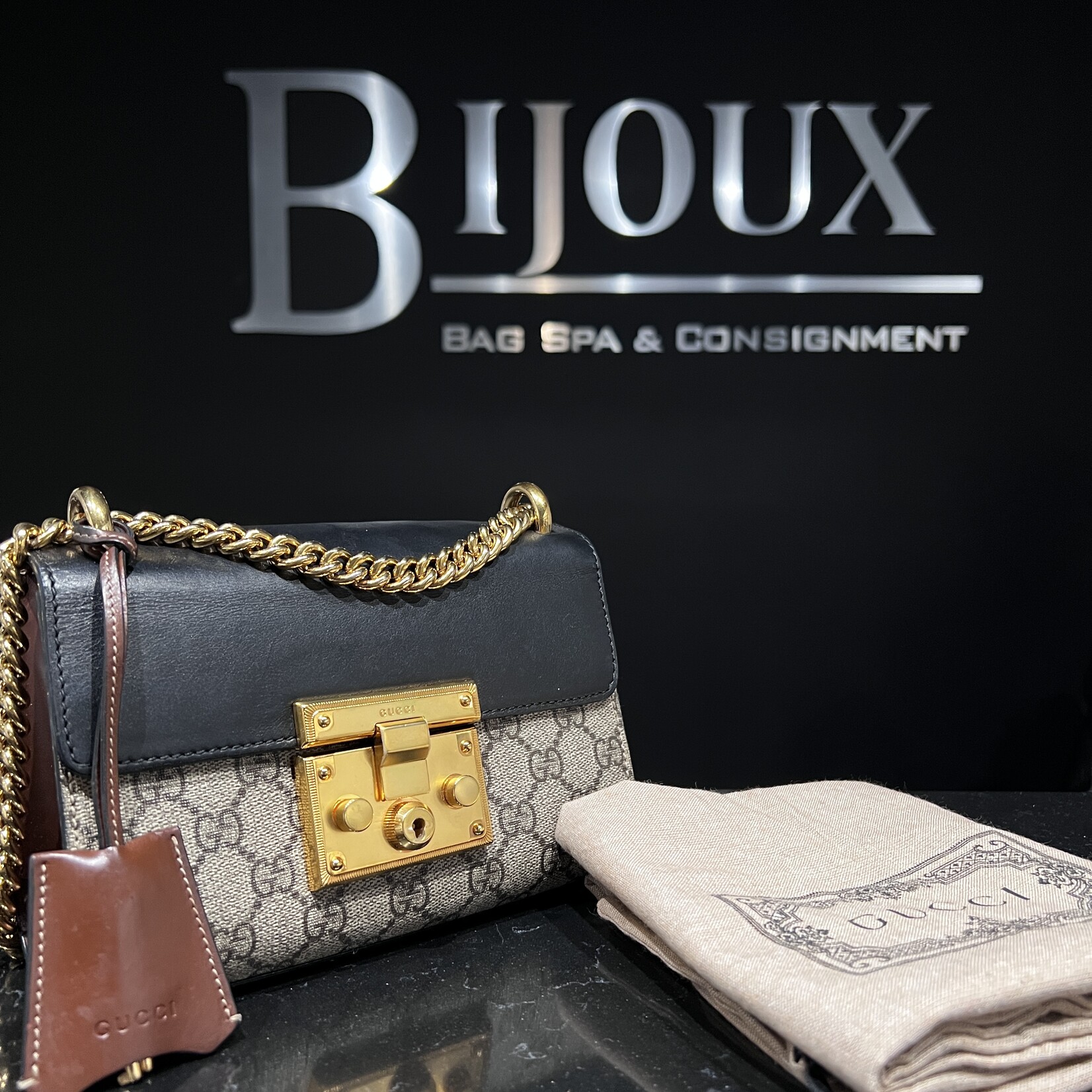 Gucci SOLD- Gucci Small Padlock Bag