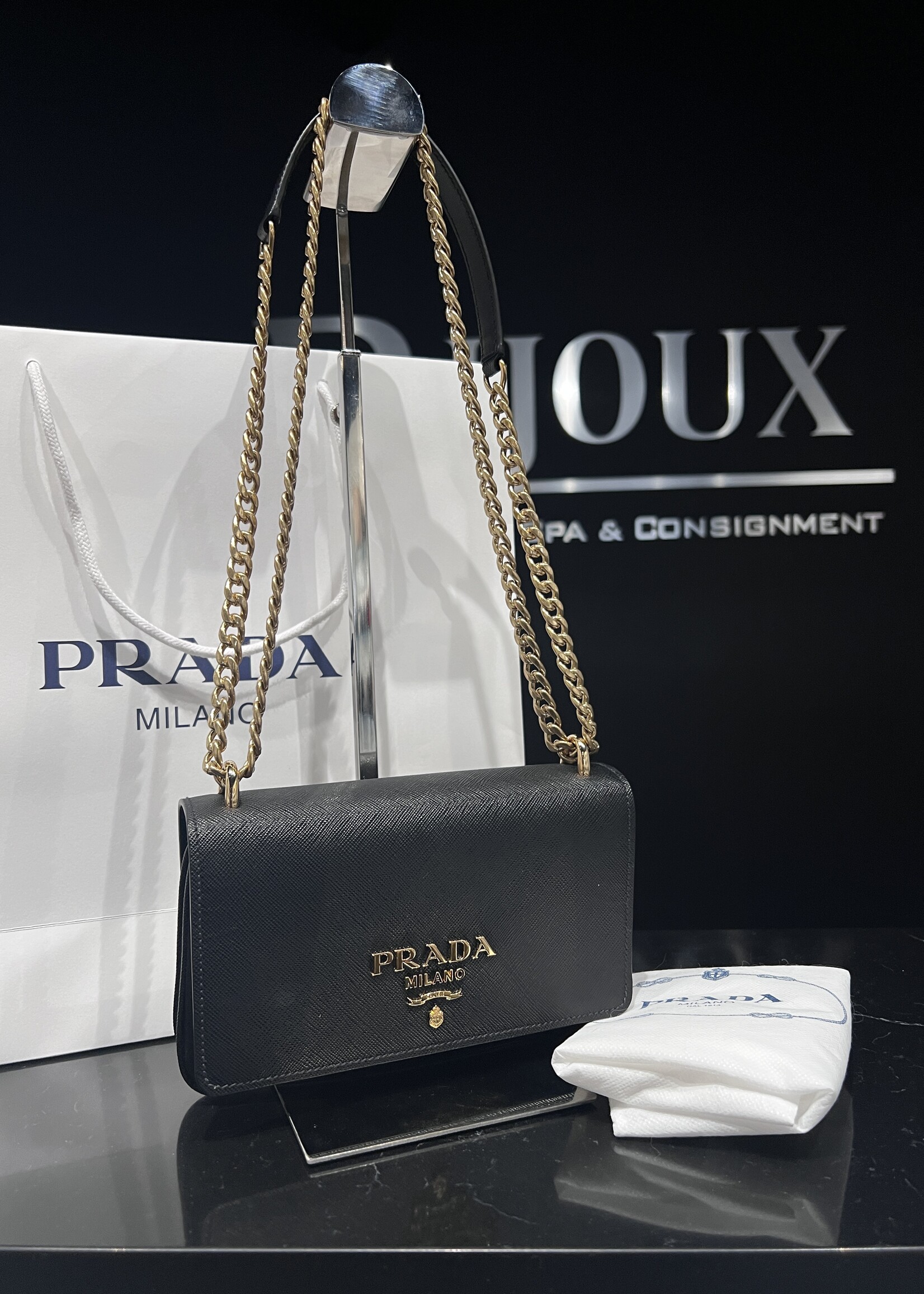 Prada SOLD - Prada Pattina Crossbody GHW