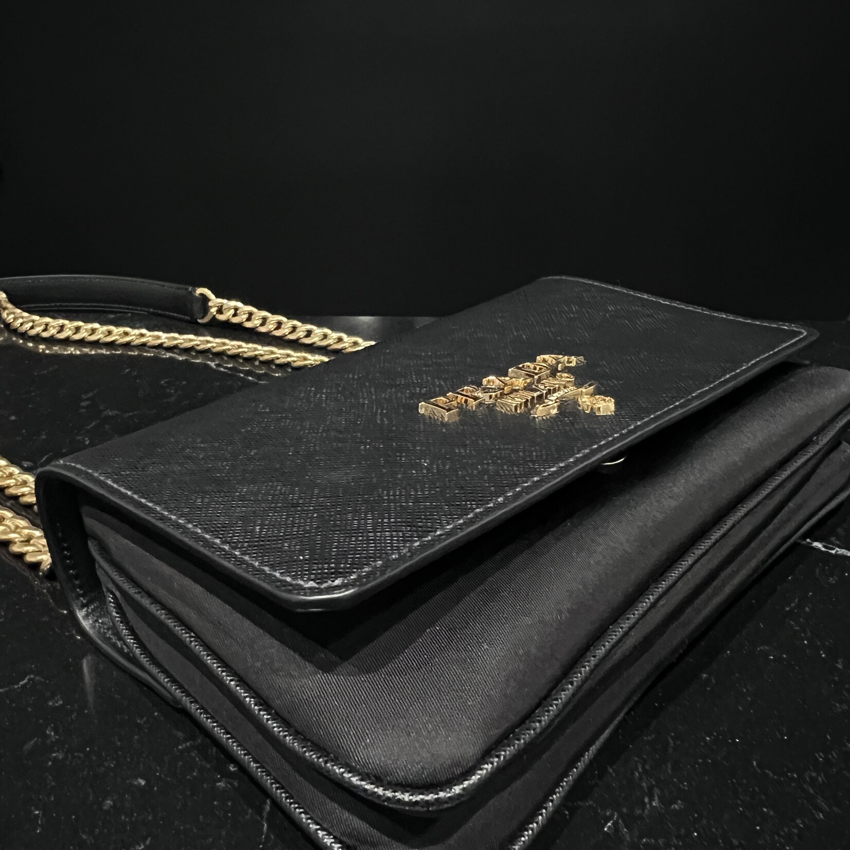 Prada SOLD - Prada Pattina Crossbody GHW