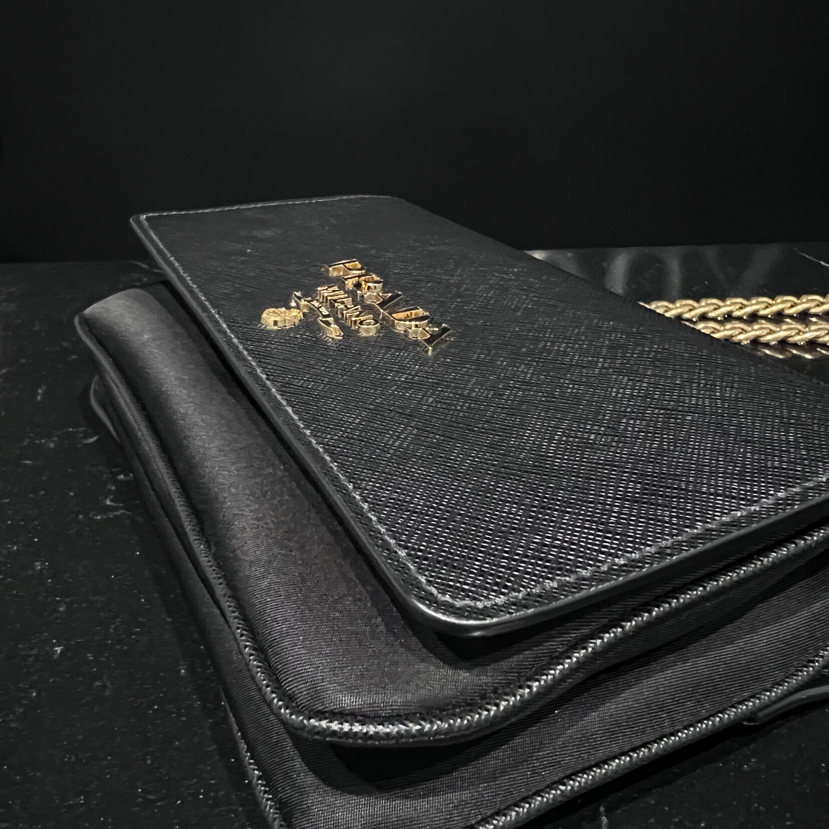 Prada SOLD - Prada Pattina Crossbody GHW