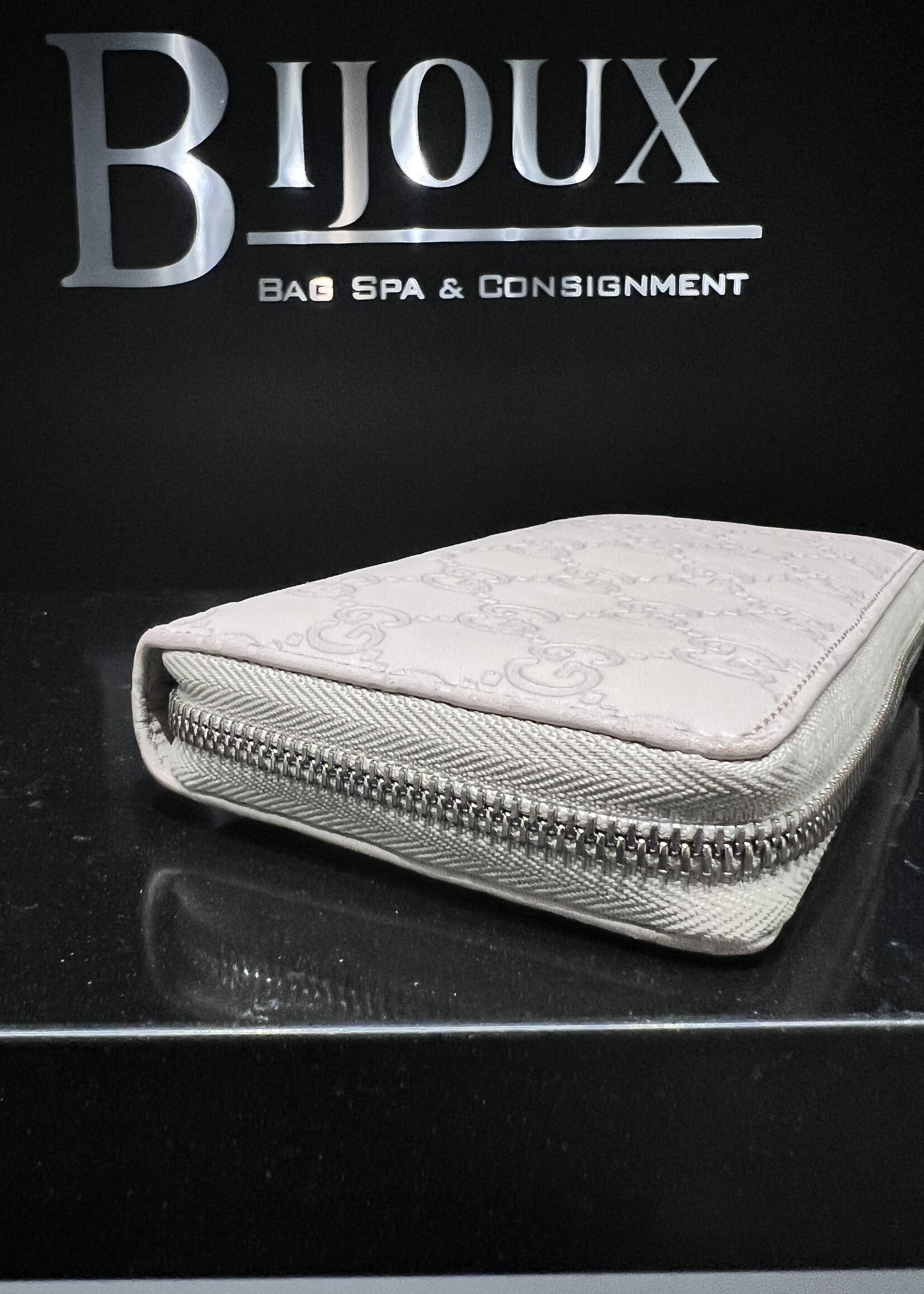 Gucci Gucci Guccissima Zip Wallet