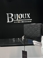 Gucci SOLD- Gucci Guccissima Soft Black Lovely Wallet