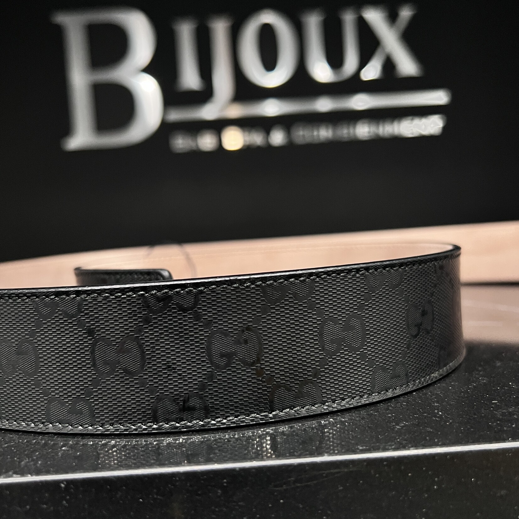 Gucci SOLD - Gucci Interlocking Monogram Belt