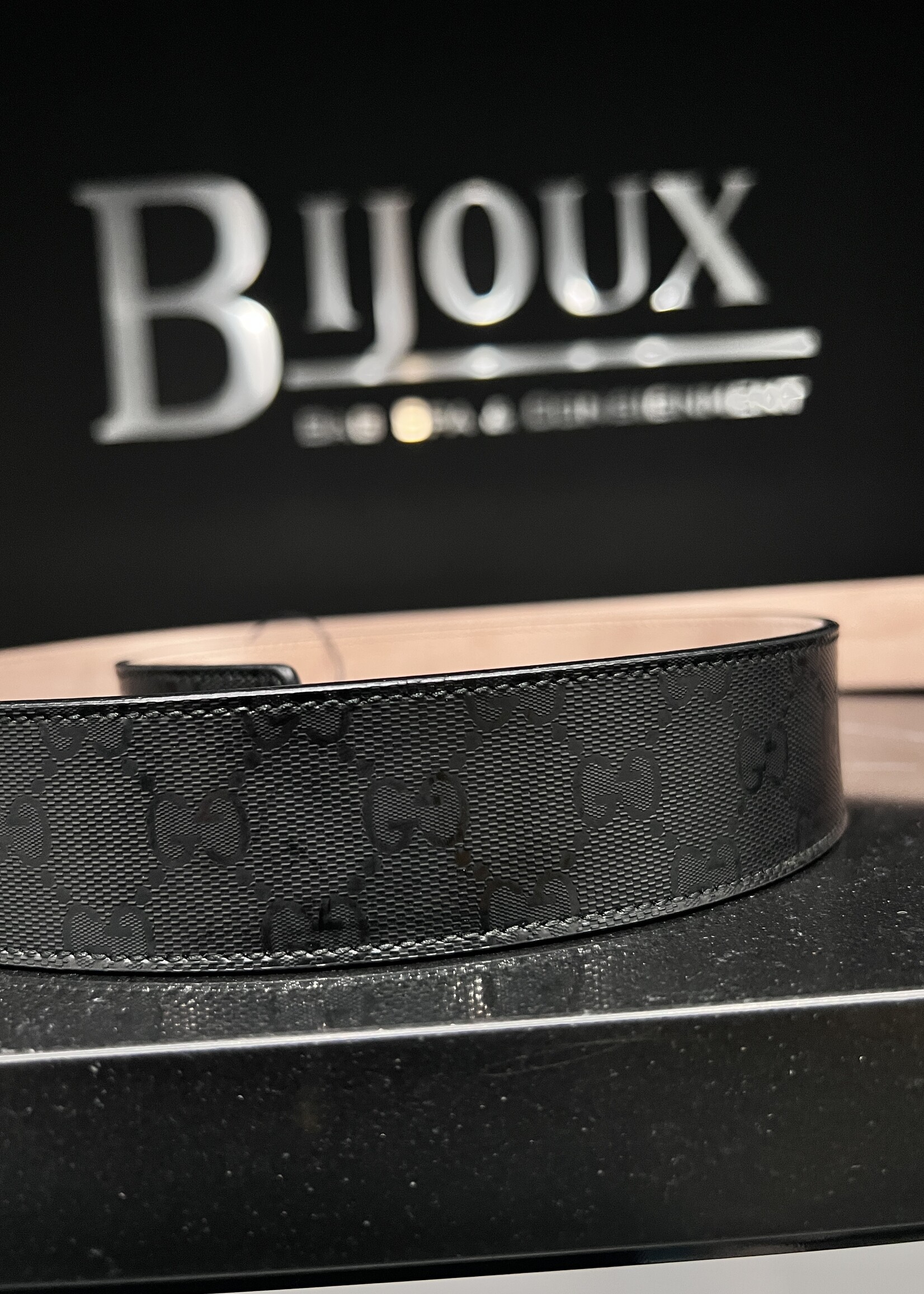 Gucci SOLD - Gucci Interlocking Monogram Belt