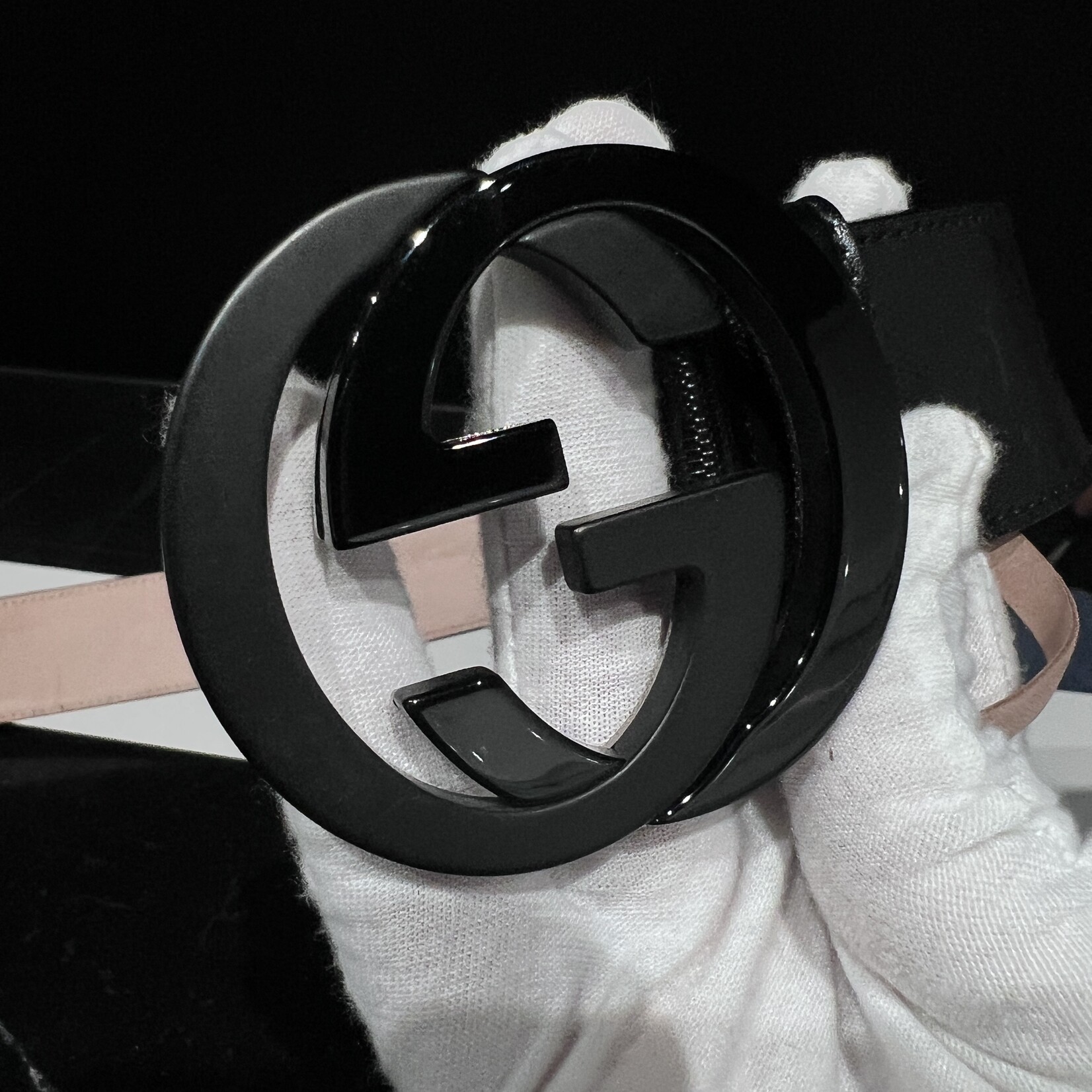 Gucci SOLD - Gucci Interlocking Monogram Belt