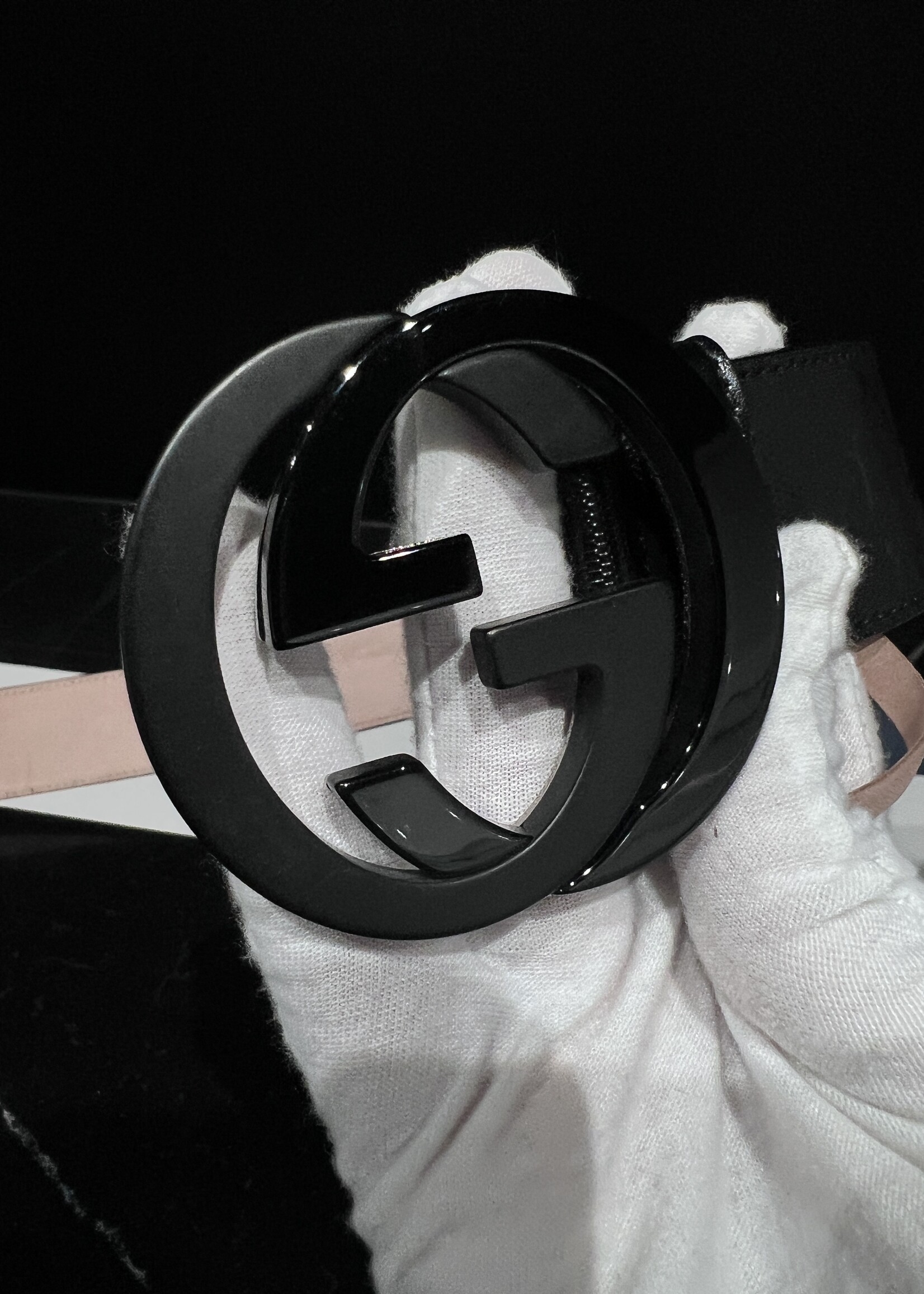 Gucci SOLD - Gucci Interlocking Monogram Belt